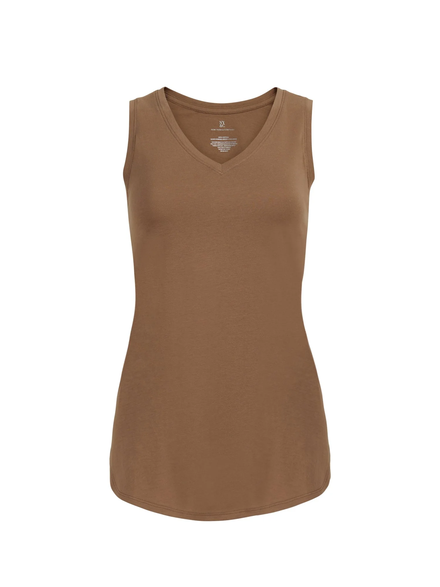Cotton V-Neck Tank Top - Image 12