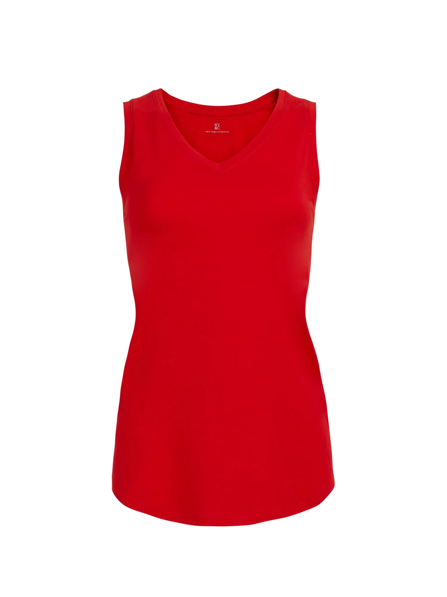 Cotton V-Neck Tank Top - Image 9