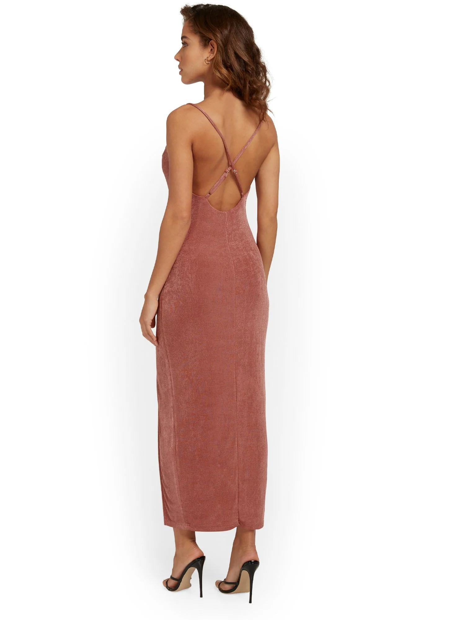 Lena Cowl-Neck Midi Dress - Brands We Love - Image 11