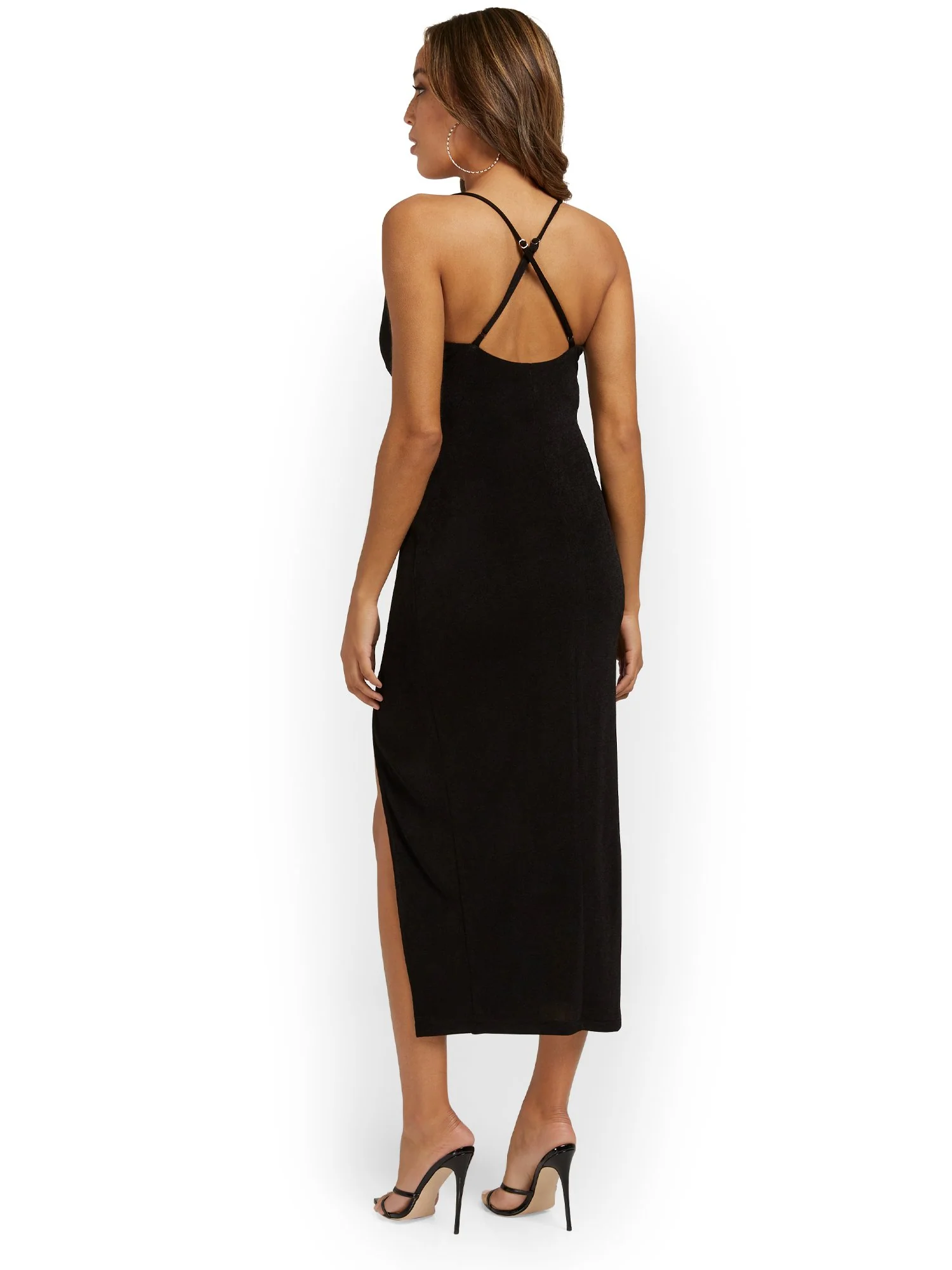 Lena Cowl-Neck Midi Dress - Brands We Love - Image 3