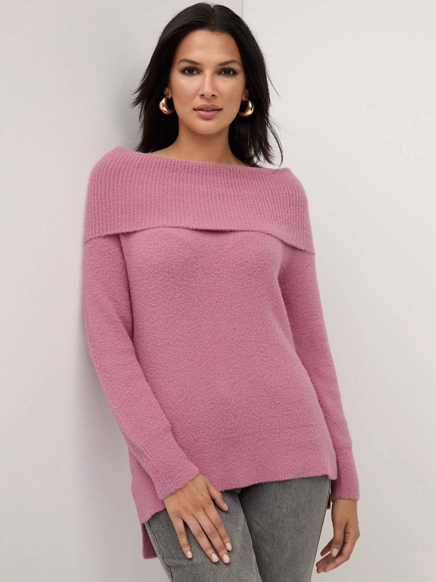 Cowl-Neck Super-Soft Sweater - Image 10