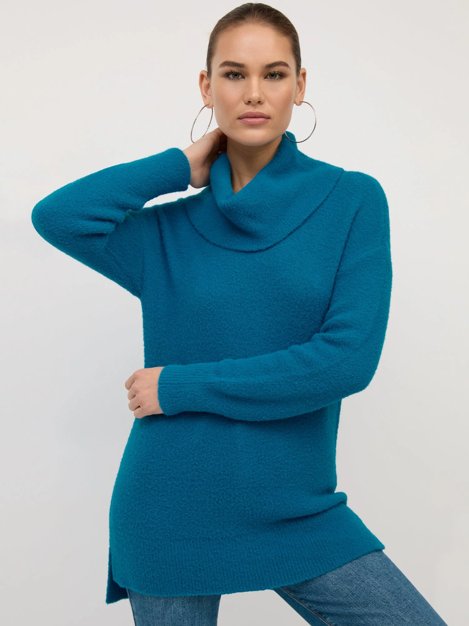 Cowl-Neck Super-Soft Sweater - Image 6