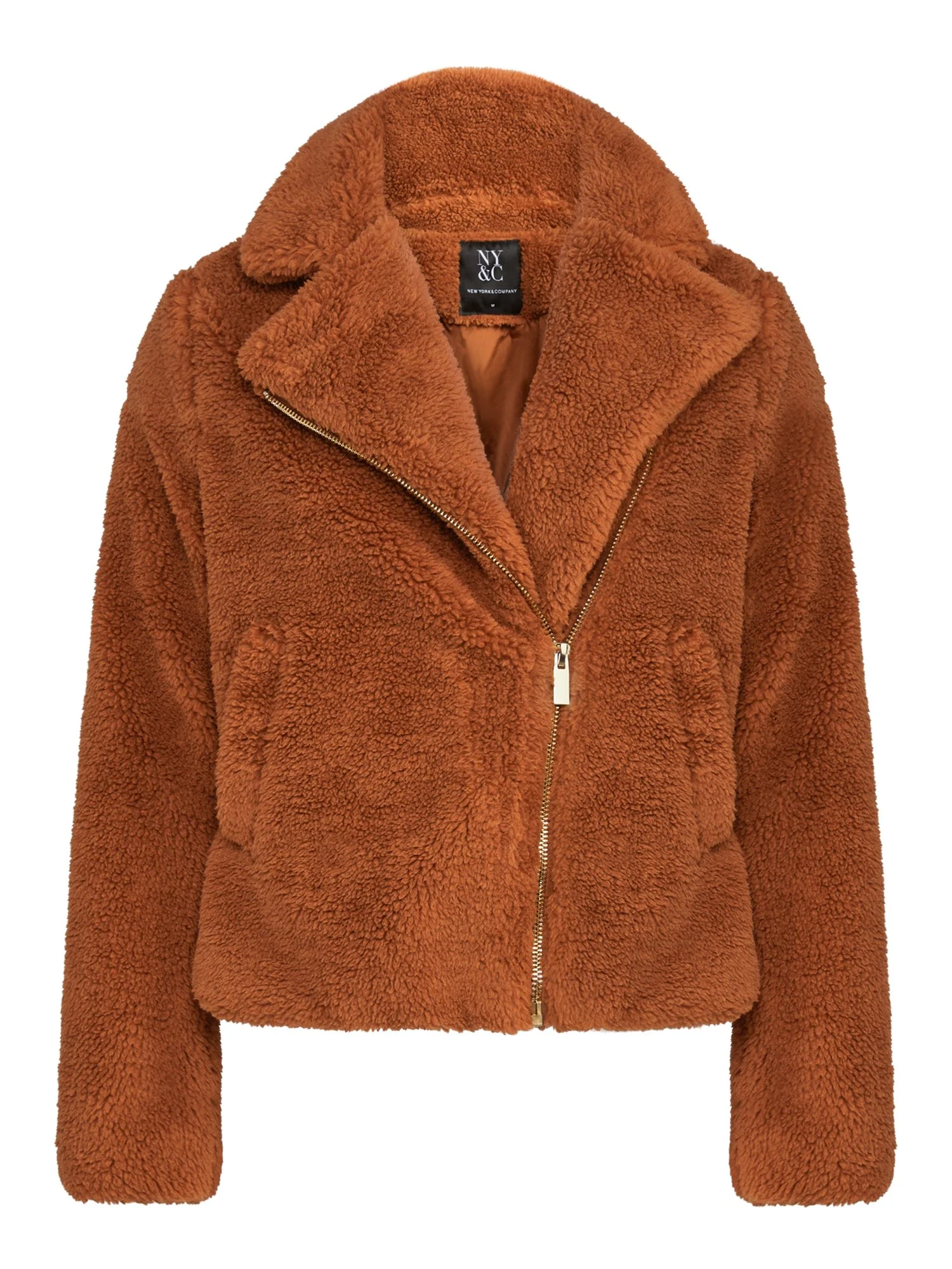 Cozy Faux-Fur Moto Jacket - Image 12