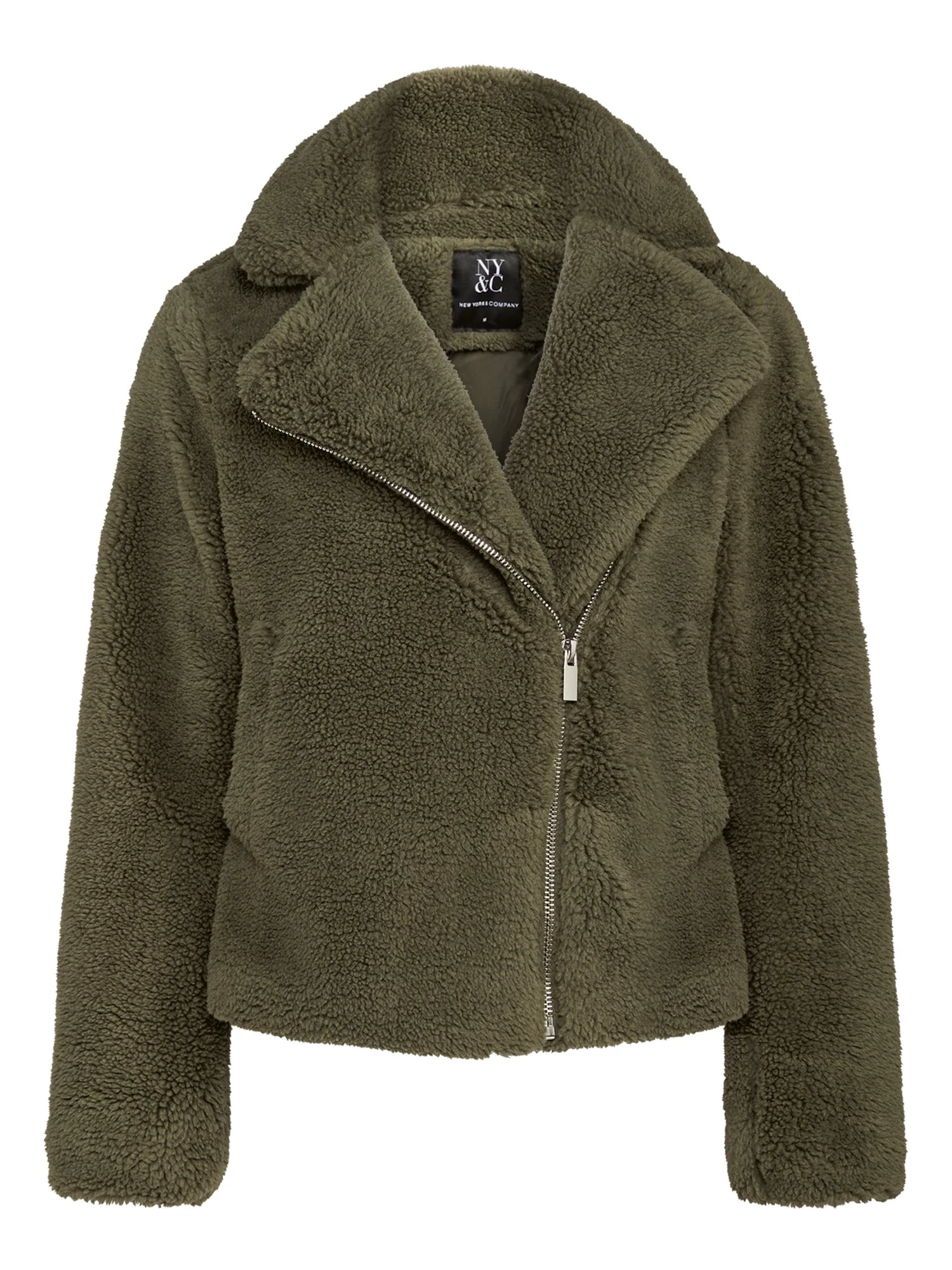 Cozy Faux-Fur Moto Jacket - Image 16