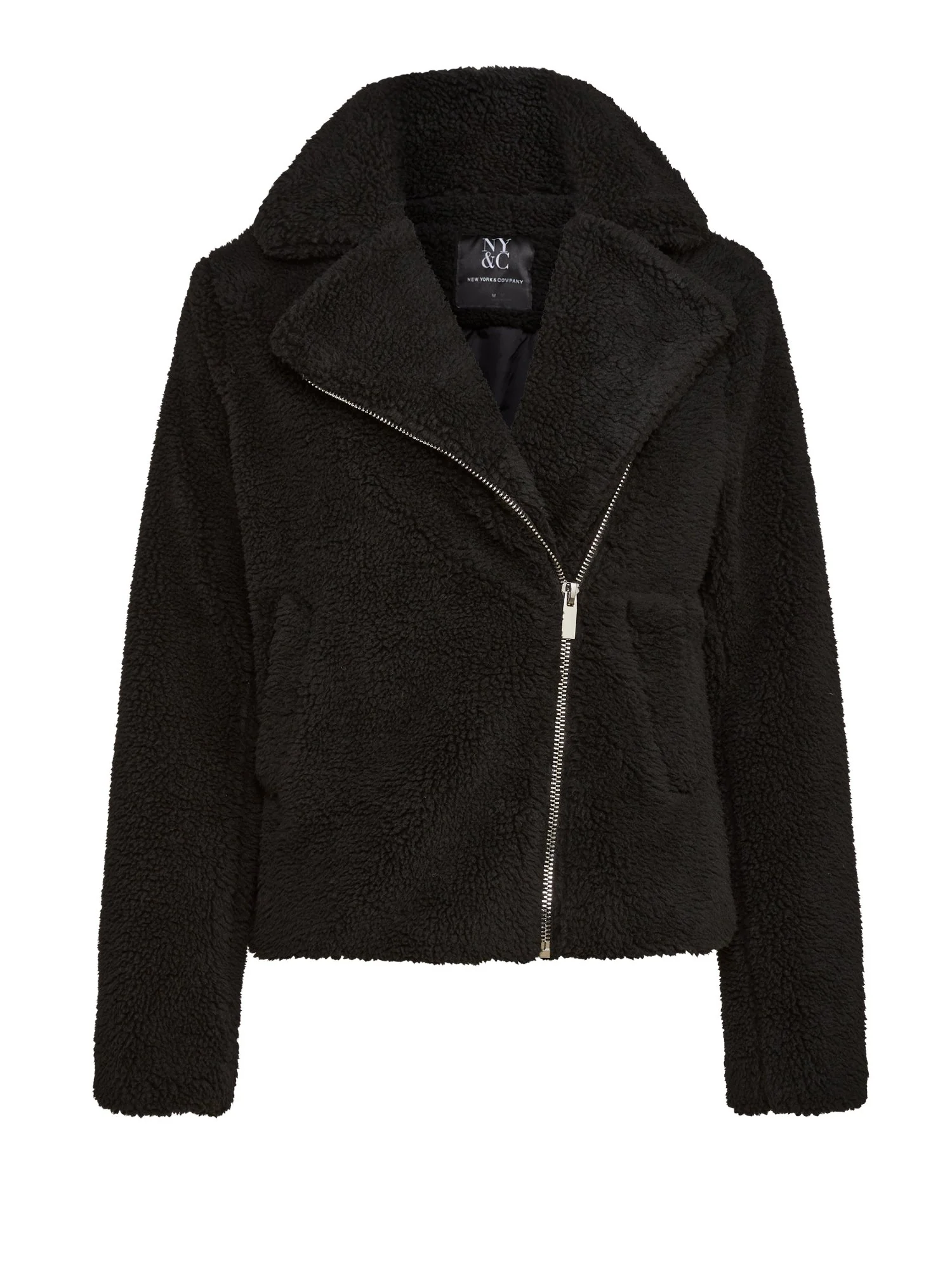 Cozy Faux-Fur Moto Jacket - Image 3