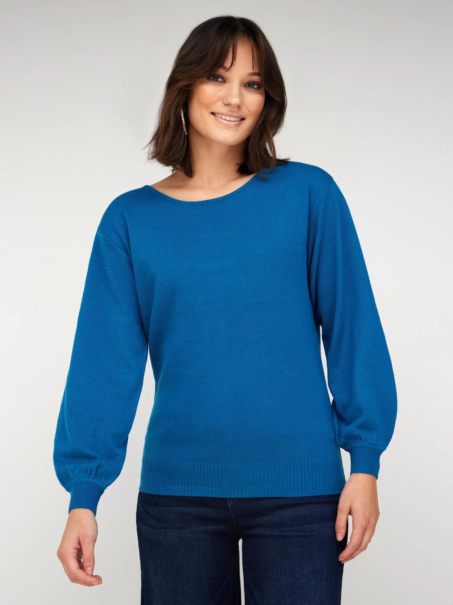 Crewneck Bow-Back Sweater - Image 4