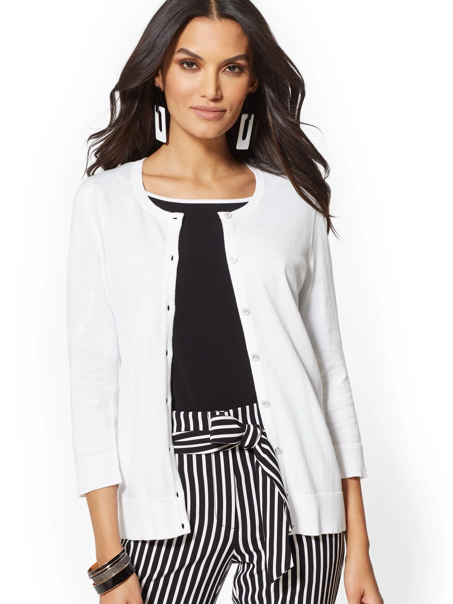 Crewneck Chelsea Cardigan - 7th Avenue - Image 5