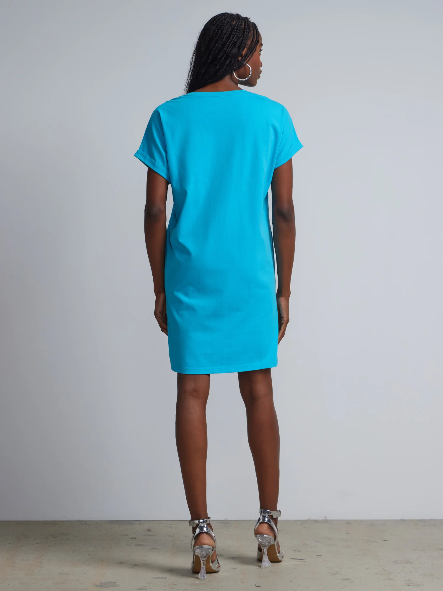 Crewneck Perfect Tee Dress - Image 36