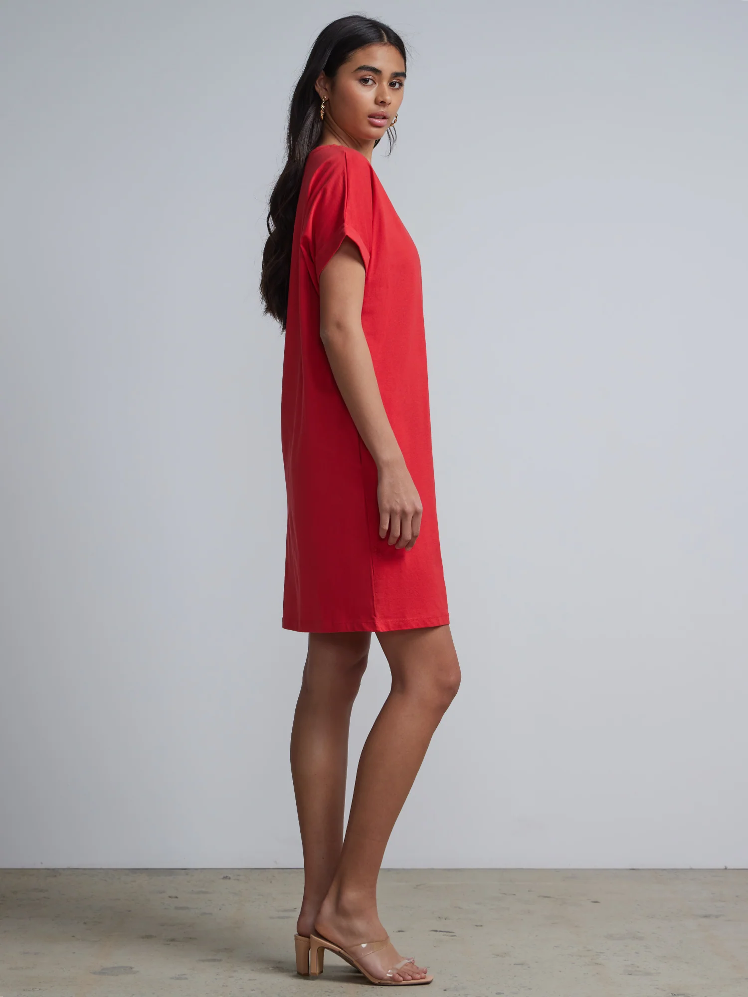 Crewneck Perfect Tee Dress - Image 6