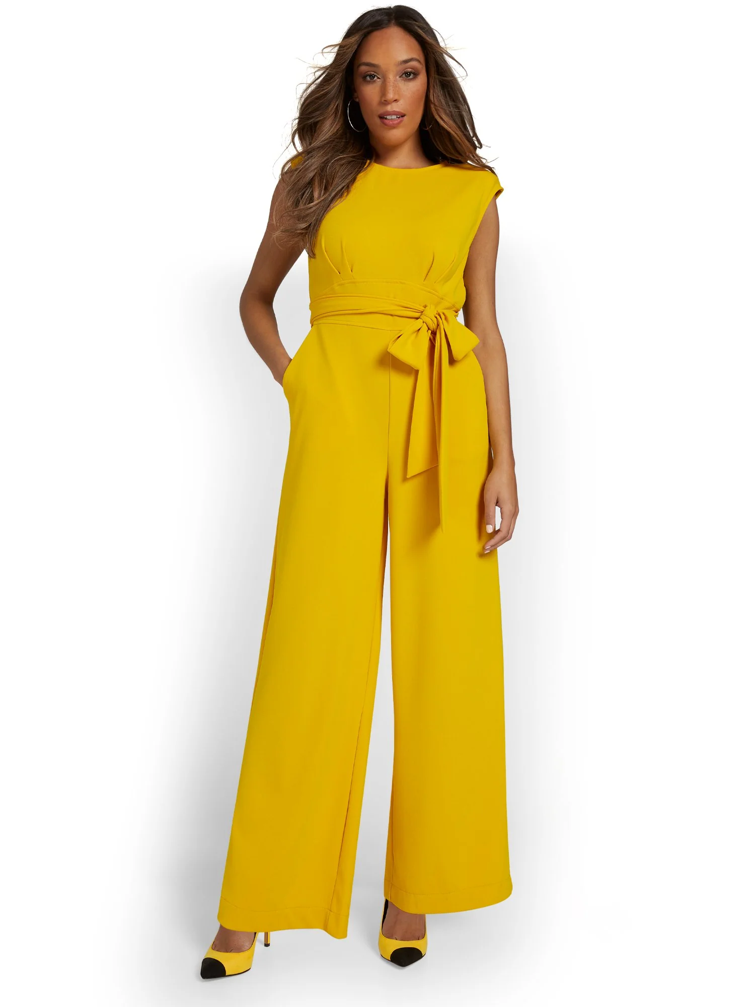Crewneck Wide-Leg Jumpsuit - Image 2