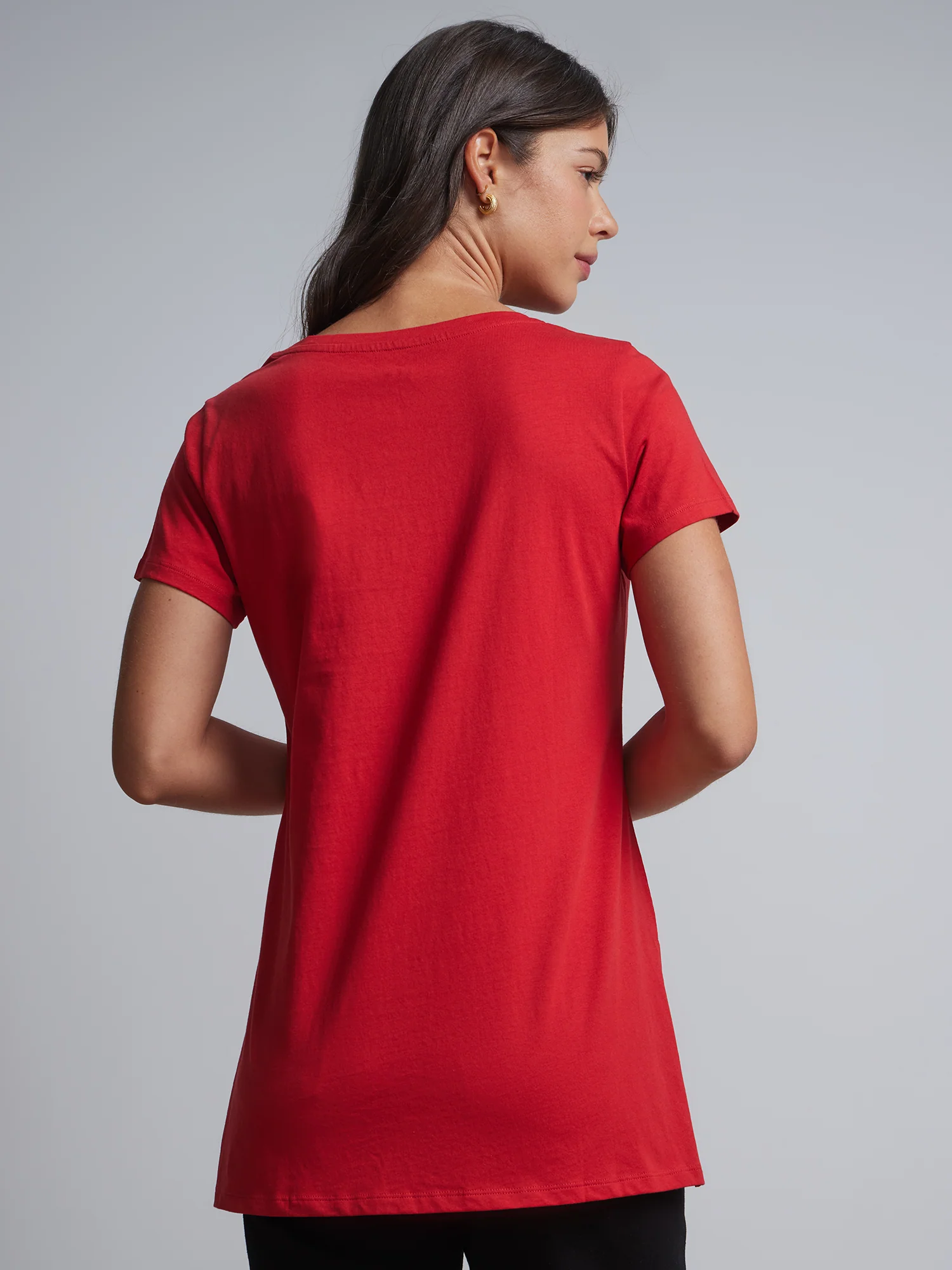 Criss-Cross Front Tunic Top - Image 15