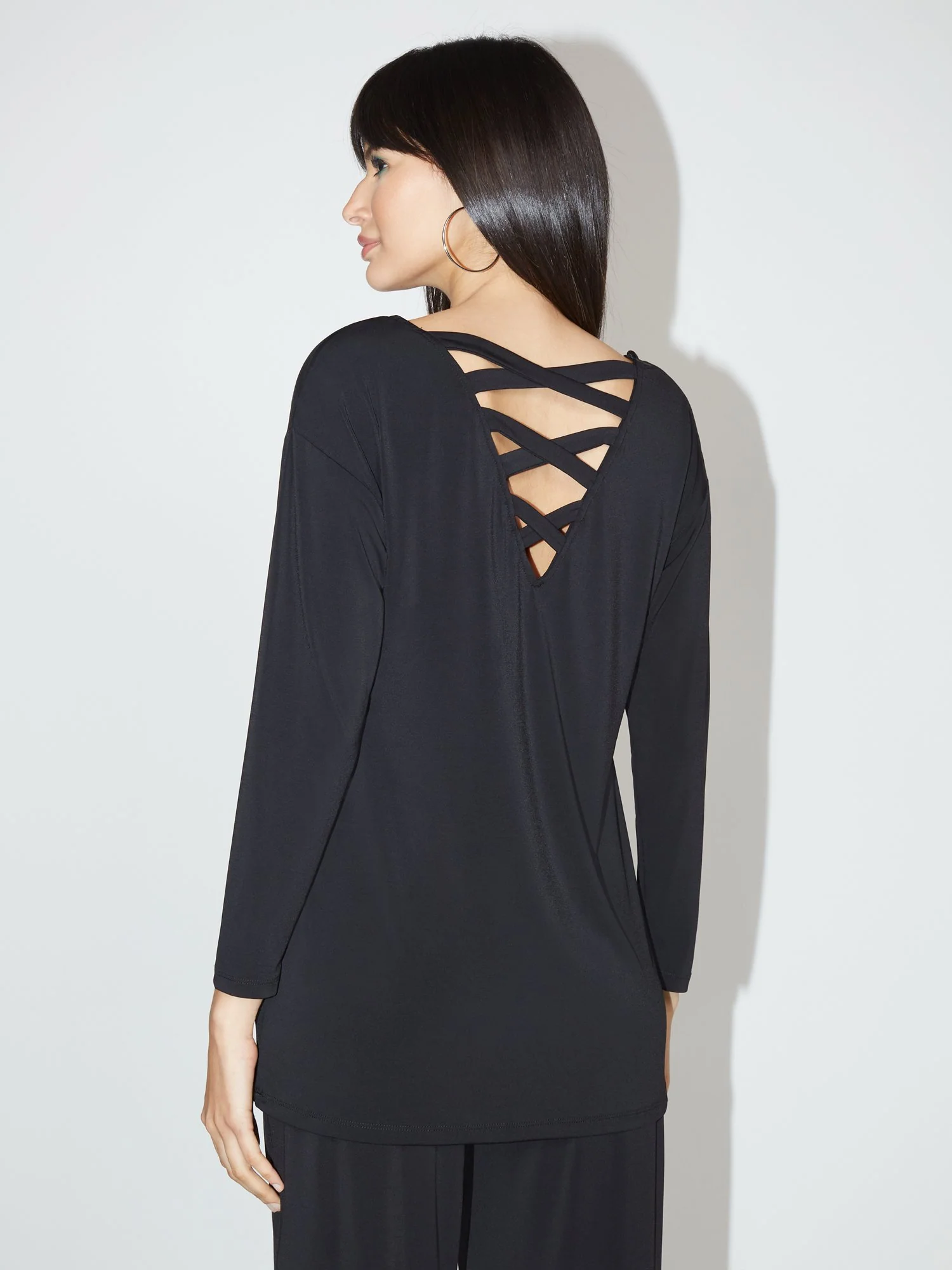 Crisscross-Back Tunic Top - NY&C Style System - Image 3