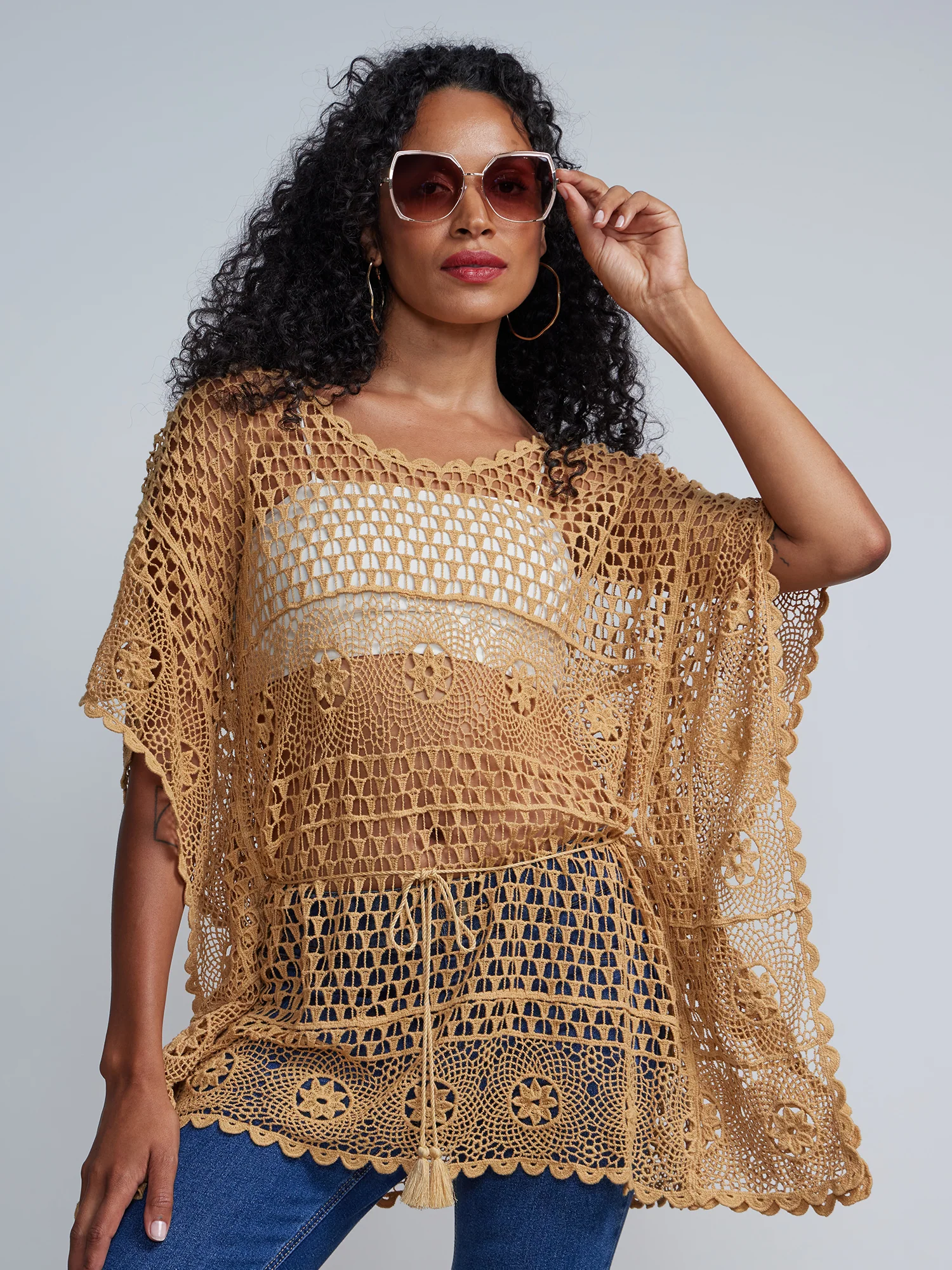 Crochet Kimono Top