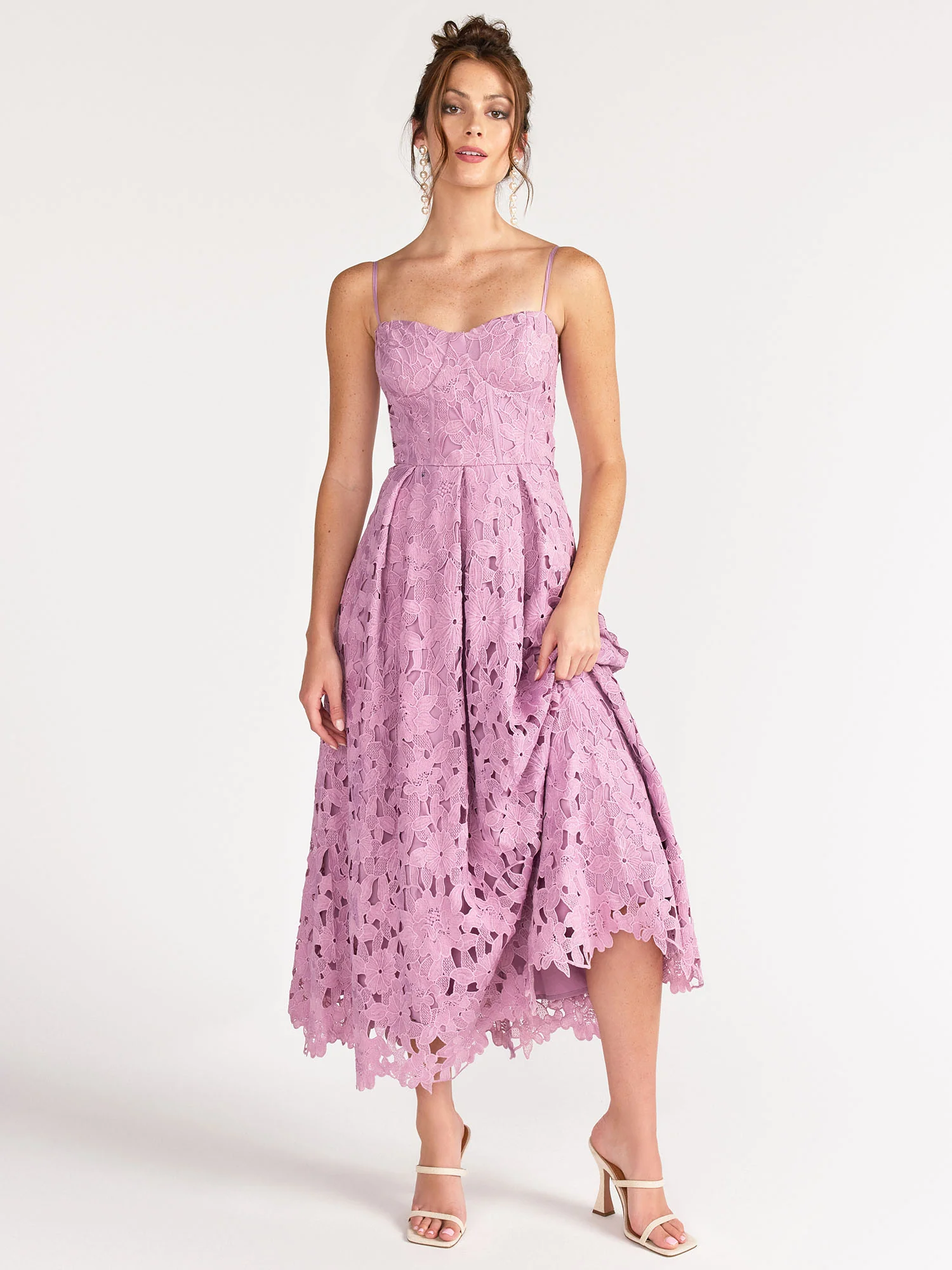 Just Me Crochet Lace Corset Dress - Brands We Love