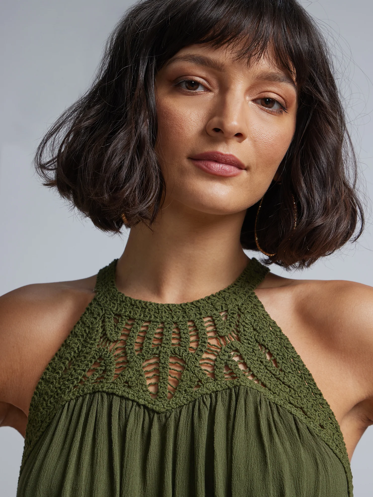 Crochet-Lace Halterneck Top - Image 4