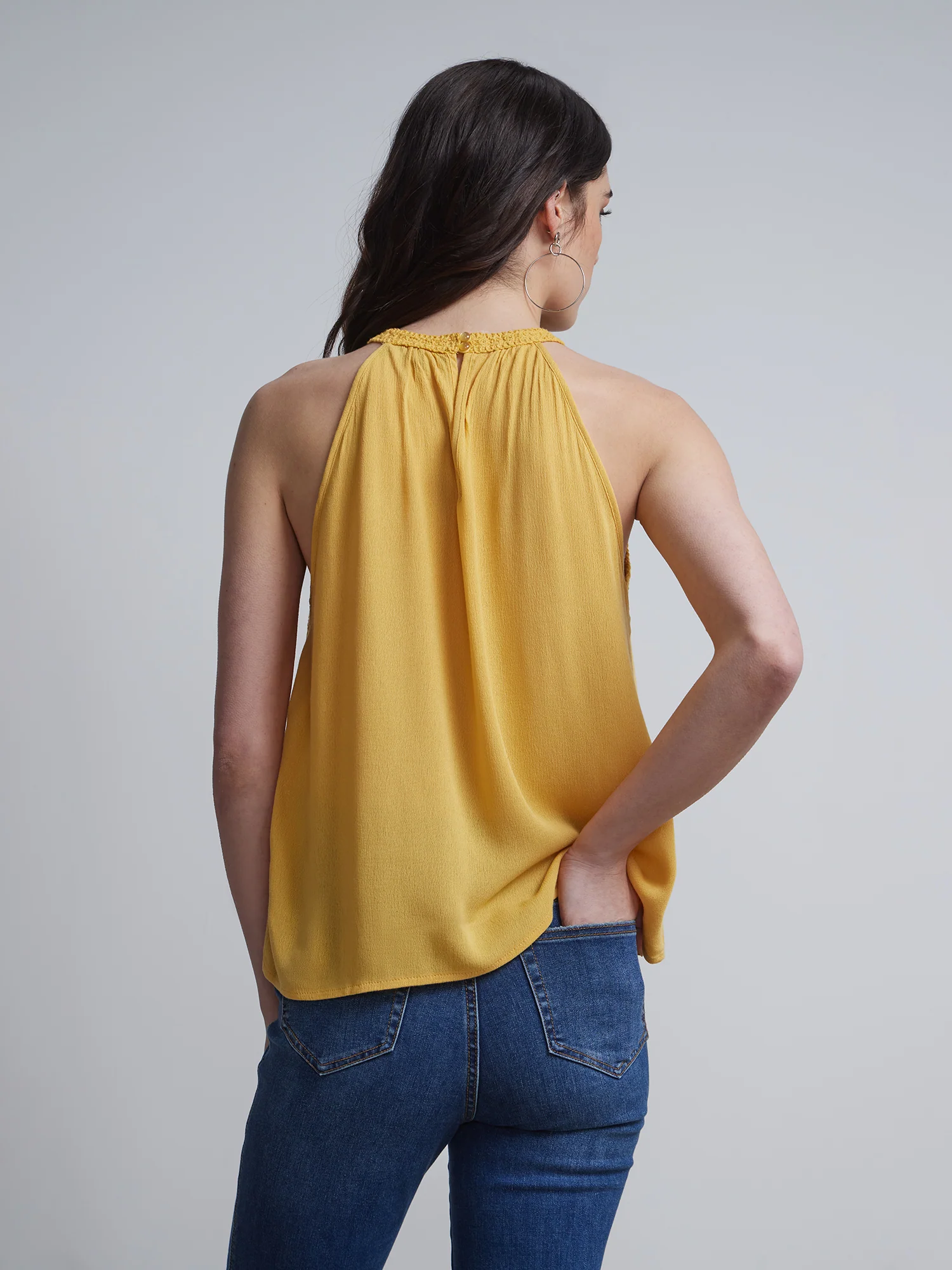 Crochet-Lace Halterneck Top - Image 8
