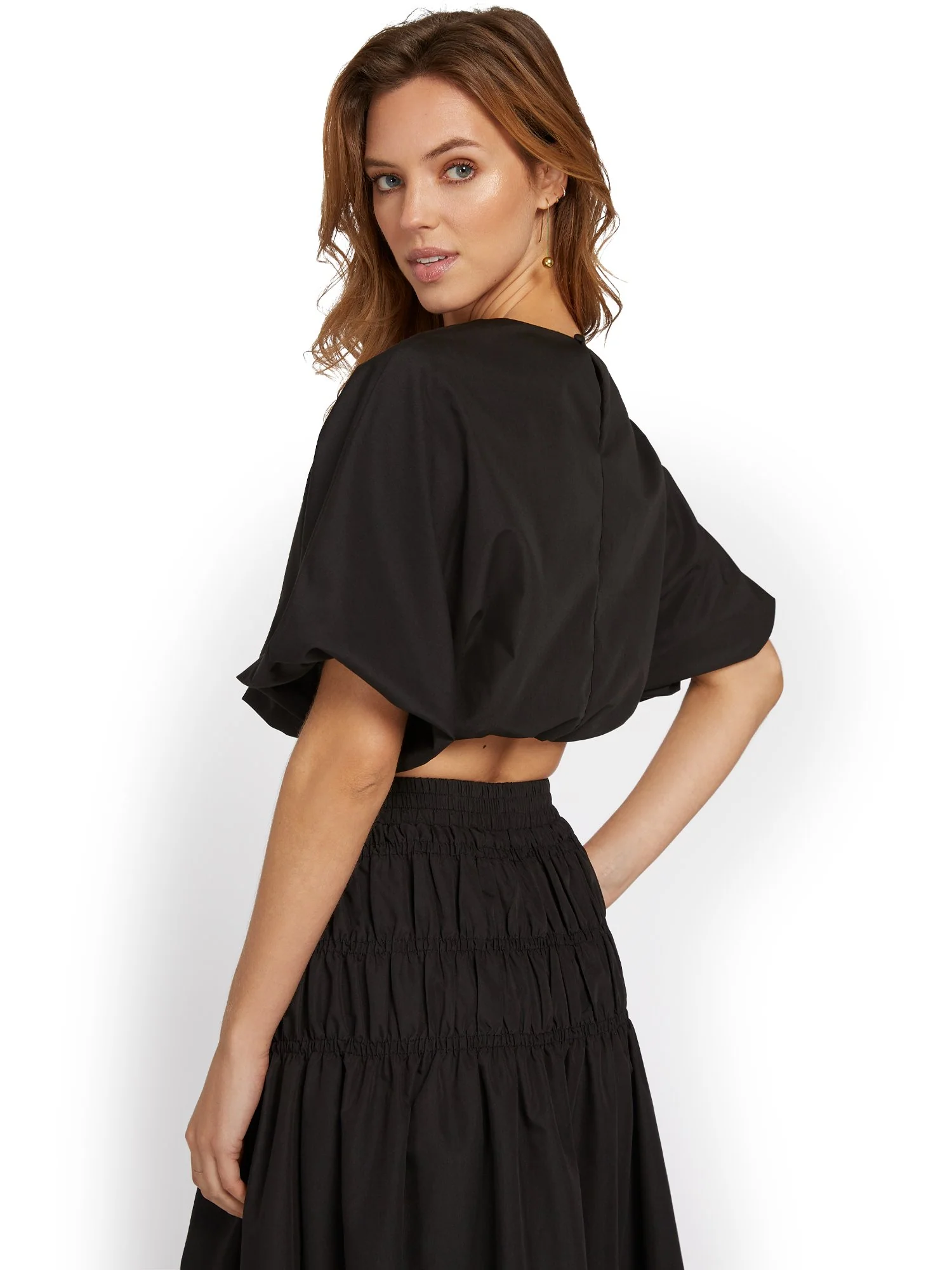 Cropped Poplin Top - Reveuse - Image 3
