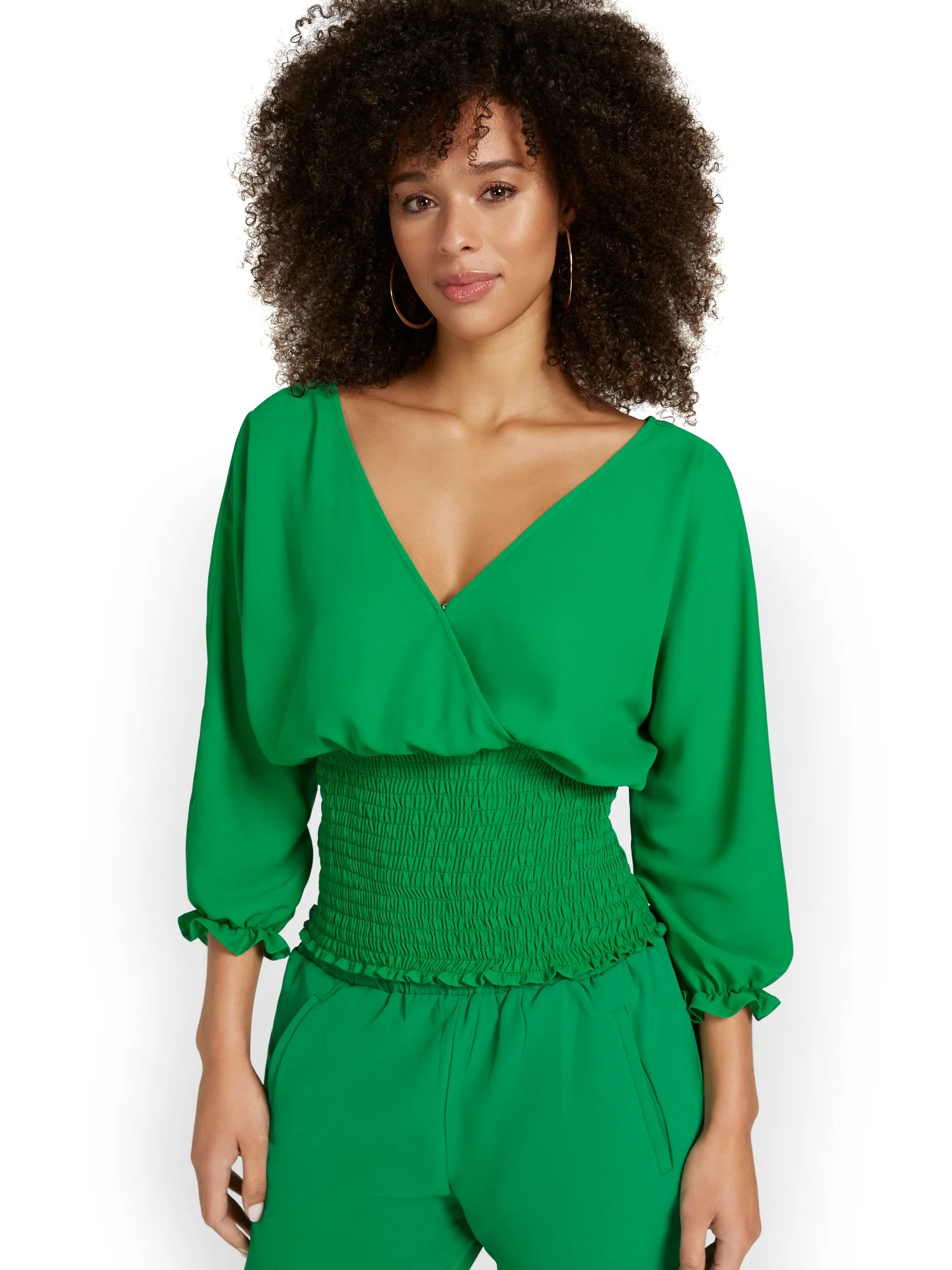 Cross-Back Blouse