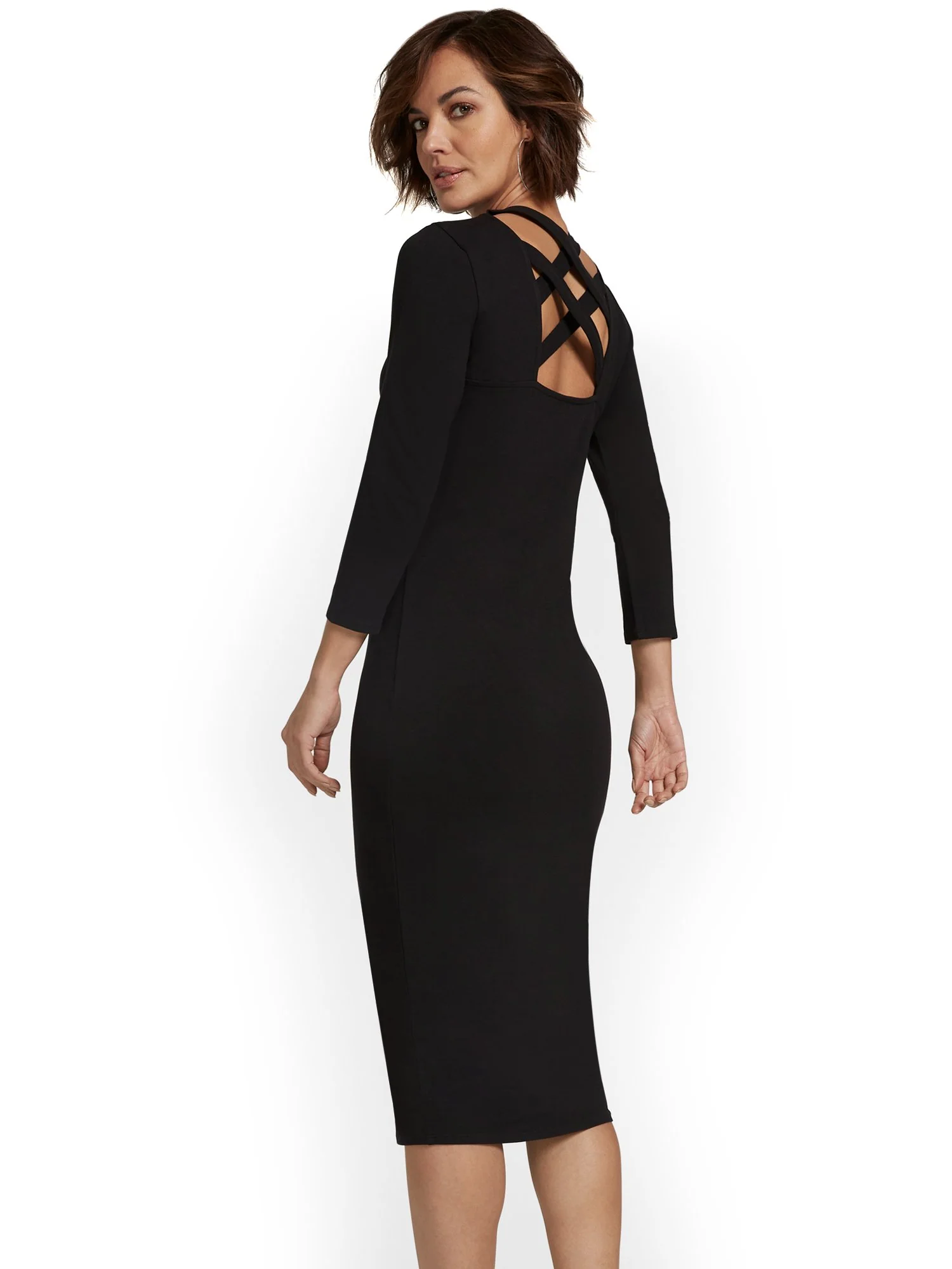 Cross-Back City Tee Dress - Image 5