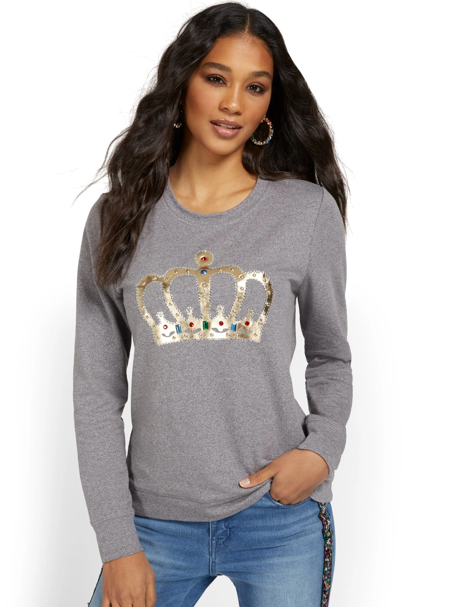 Crown Graphic Sweatshirt
