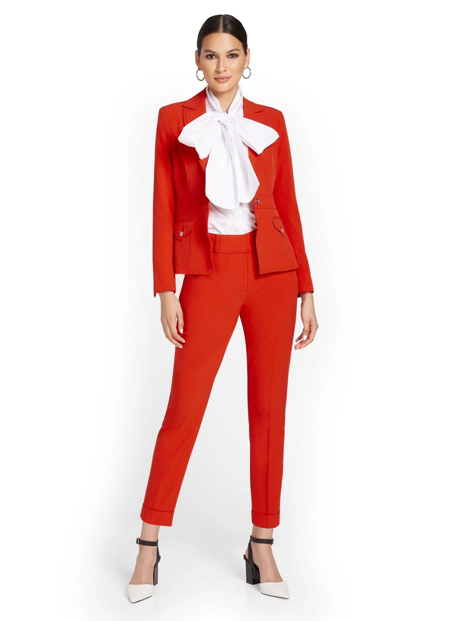 Cuffed Ankle Pant - Essential Stretch - 7th Avenue - Image 12