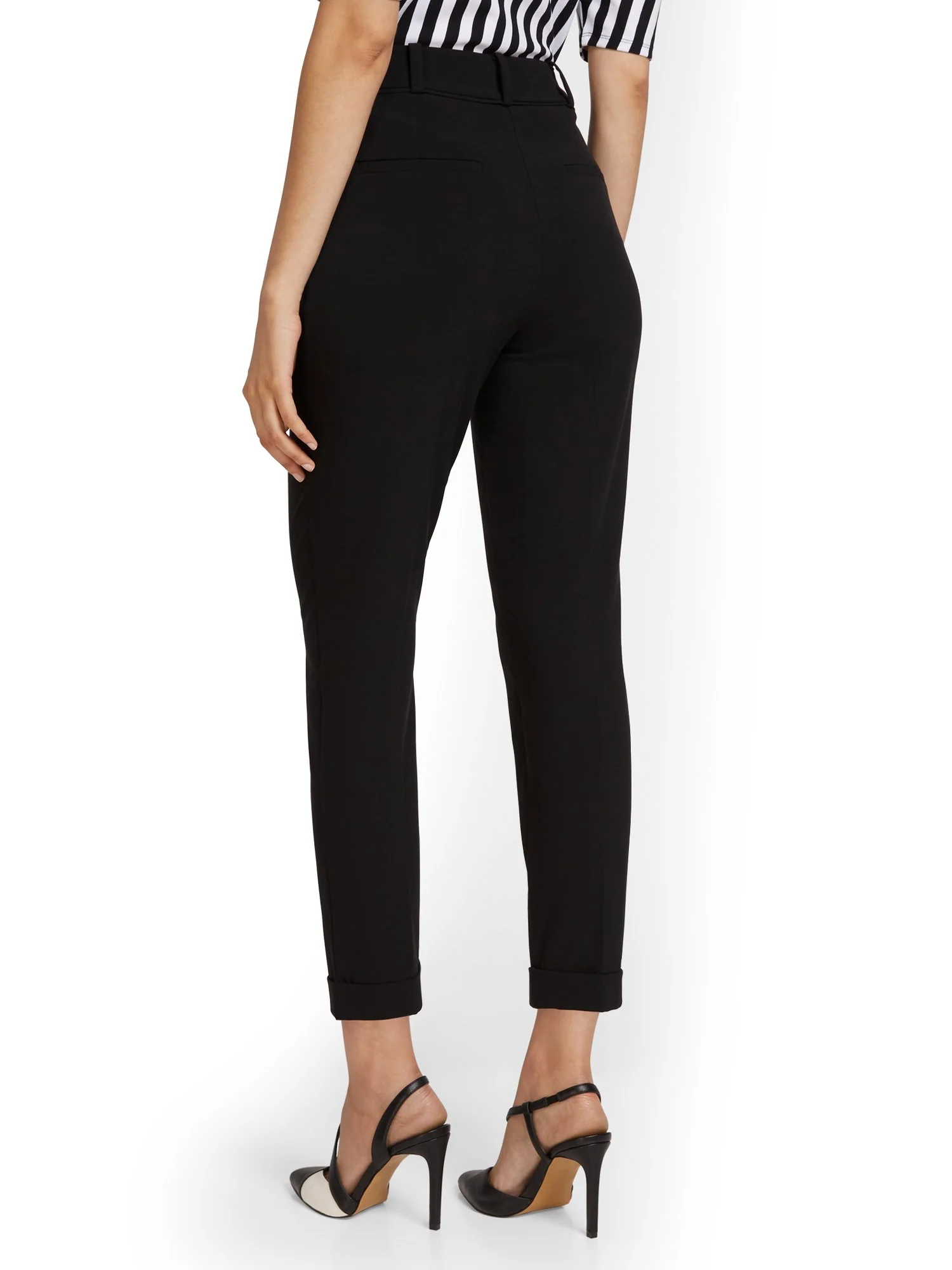 Cuffed Ankle Pant - Essential Stretch - 7th Avenue - Image 3