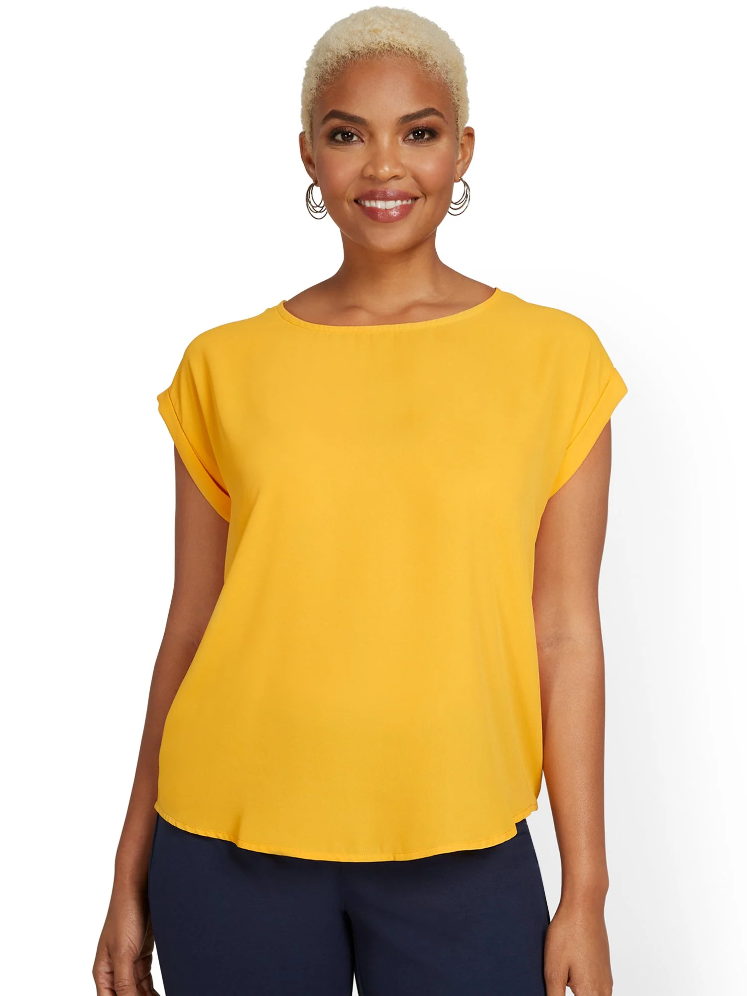 Cuffed Dolman Blouse - Image 17