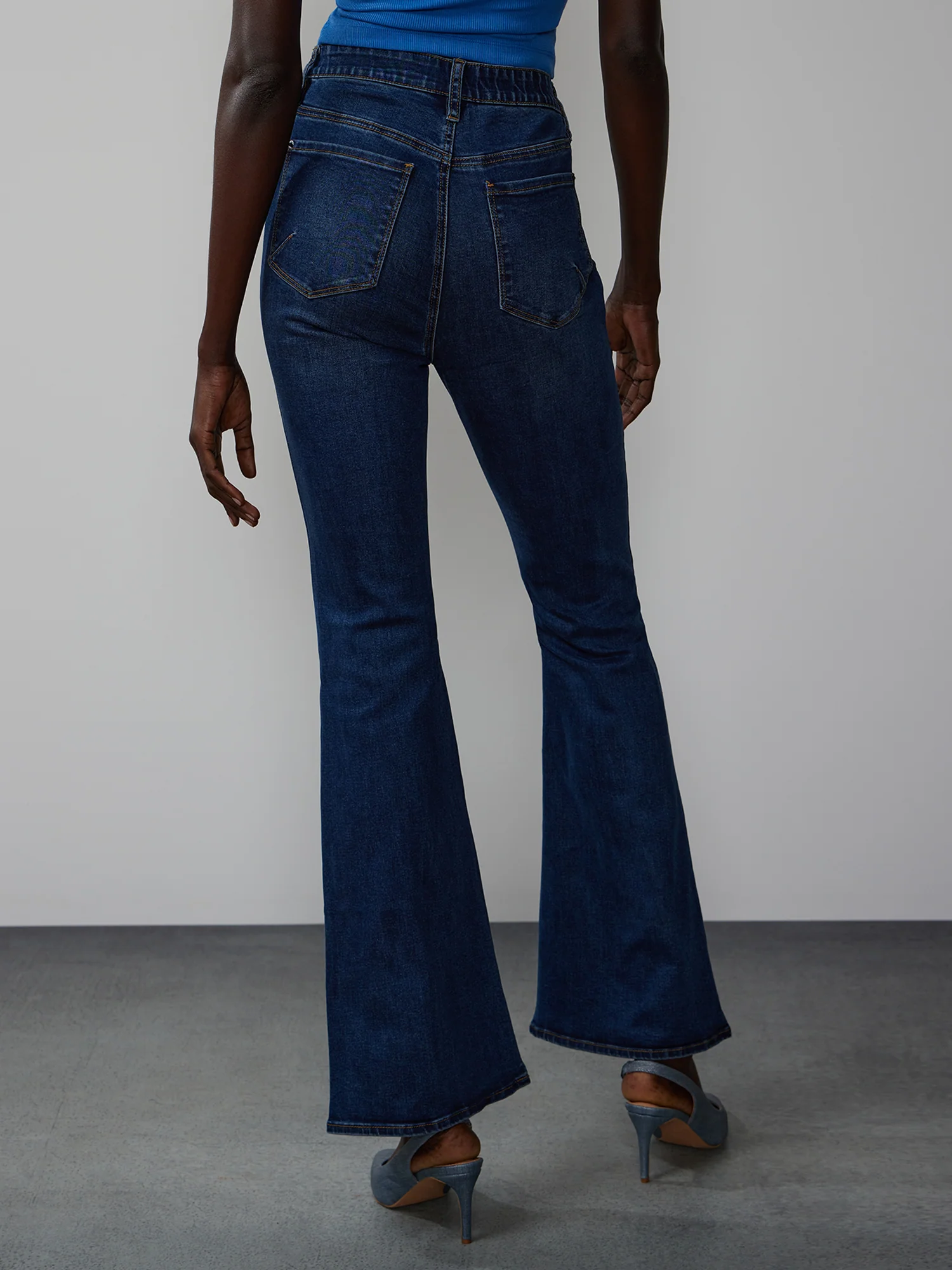 Curvy Ultra High Rise Flare Jeans - Image 3