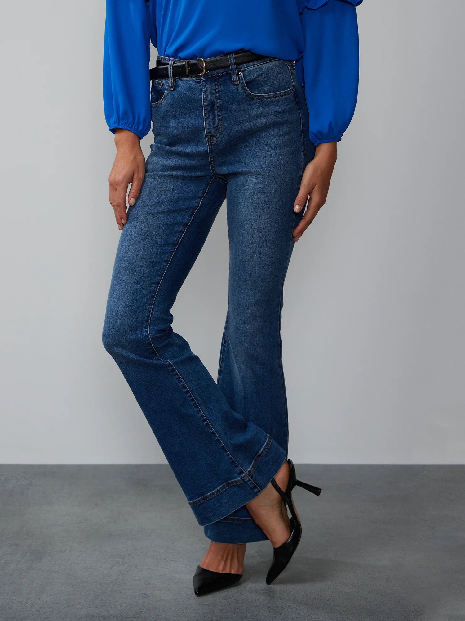 Curvy Ultra High Rise Flare Jeans