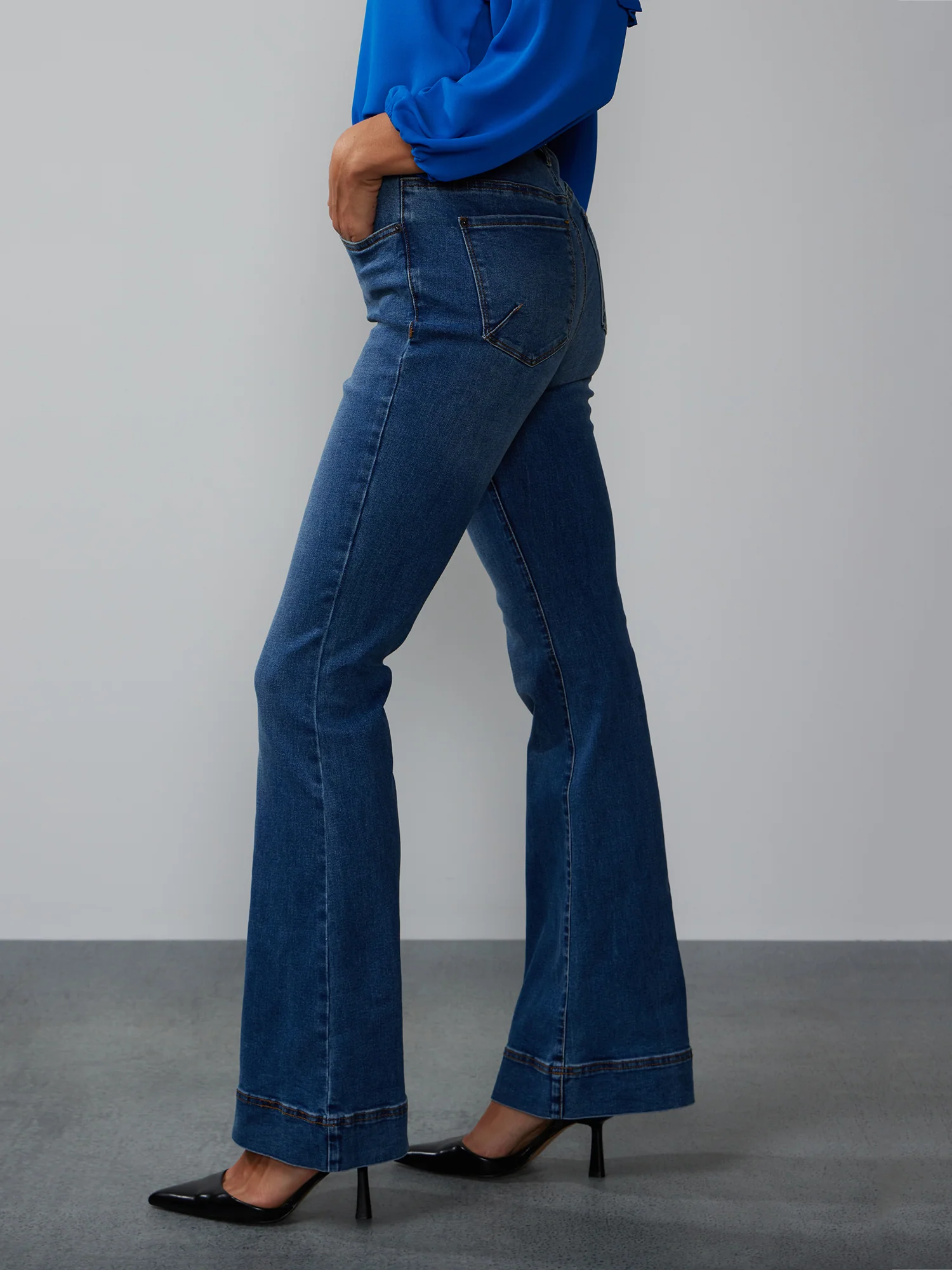 Curvy Ultra High Rise Flare Jeans - Image 2