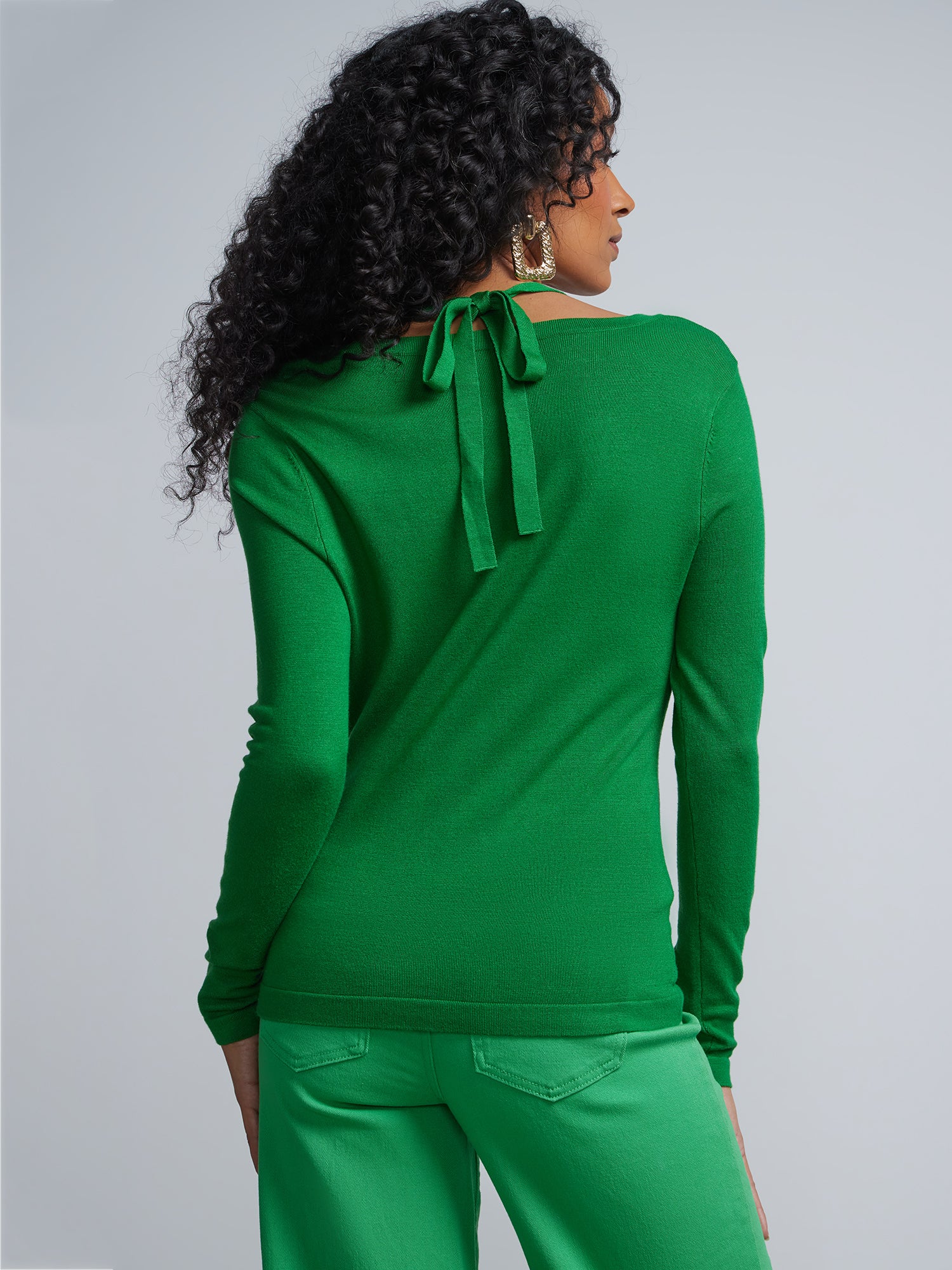Cut-Out Strap Sweater - Image 8