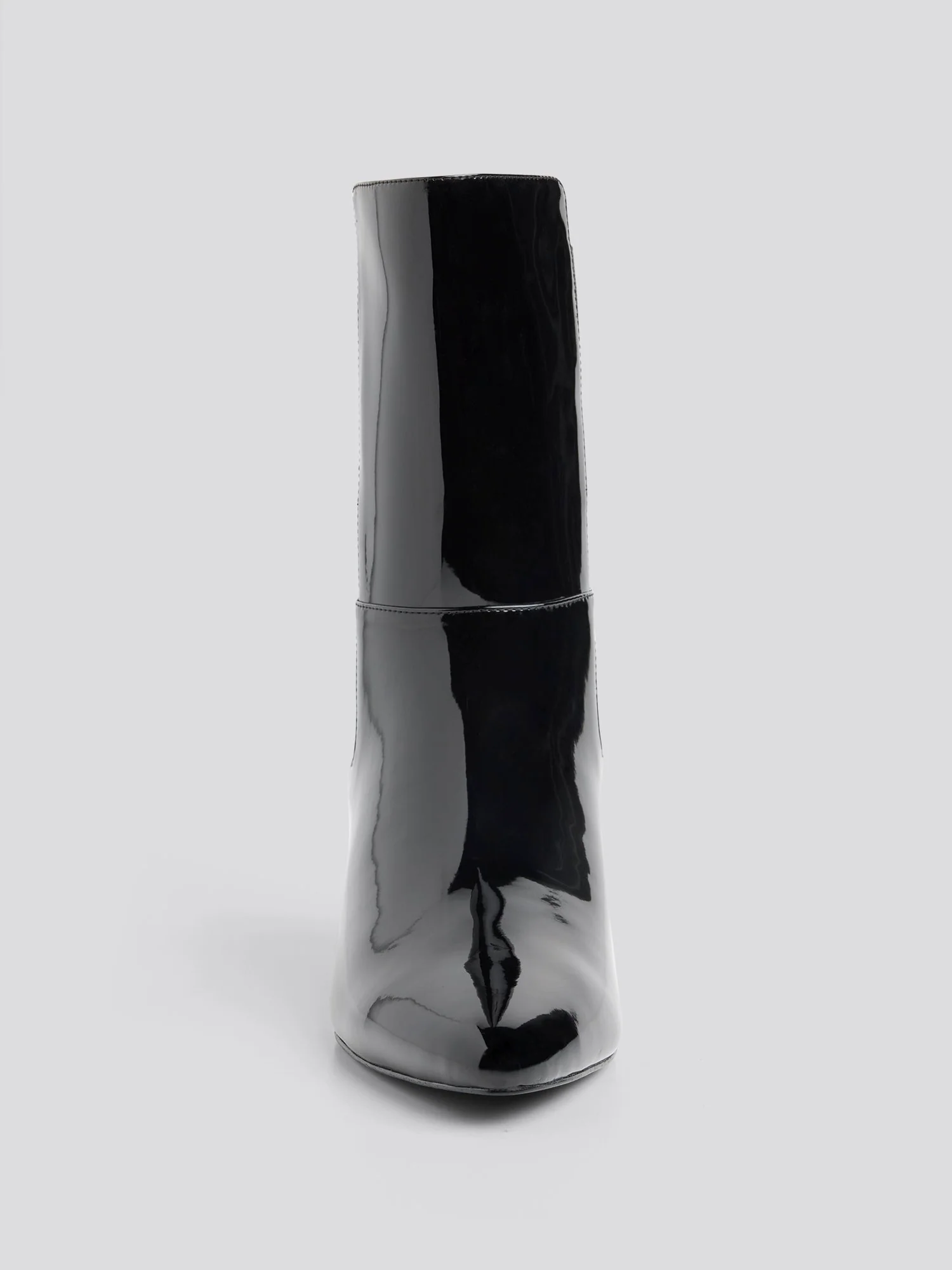 Danica Patent Leather Mid Wide Calf Boots - Image 4