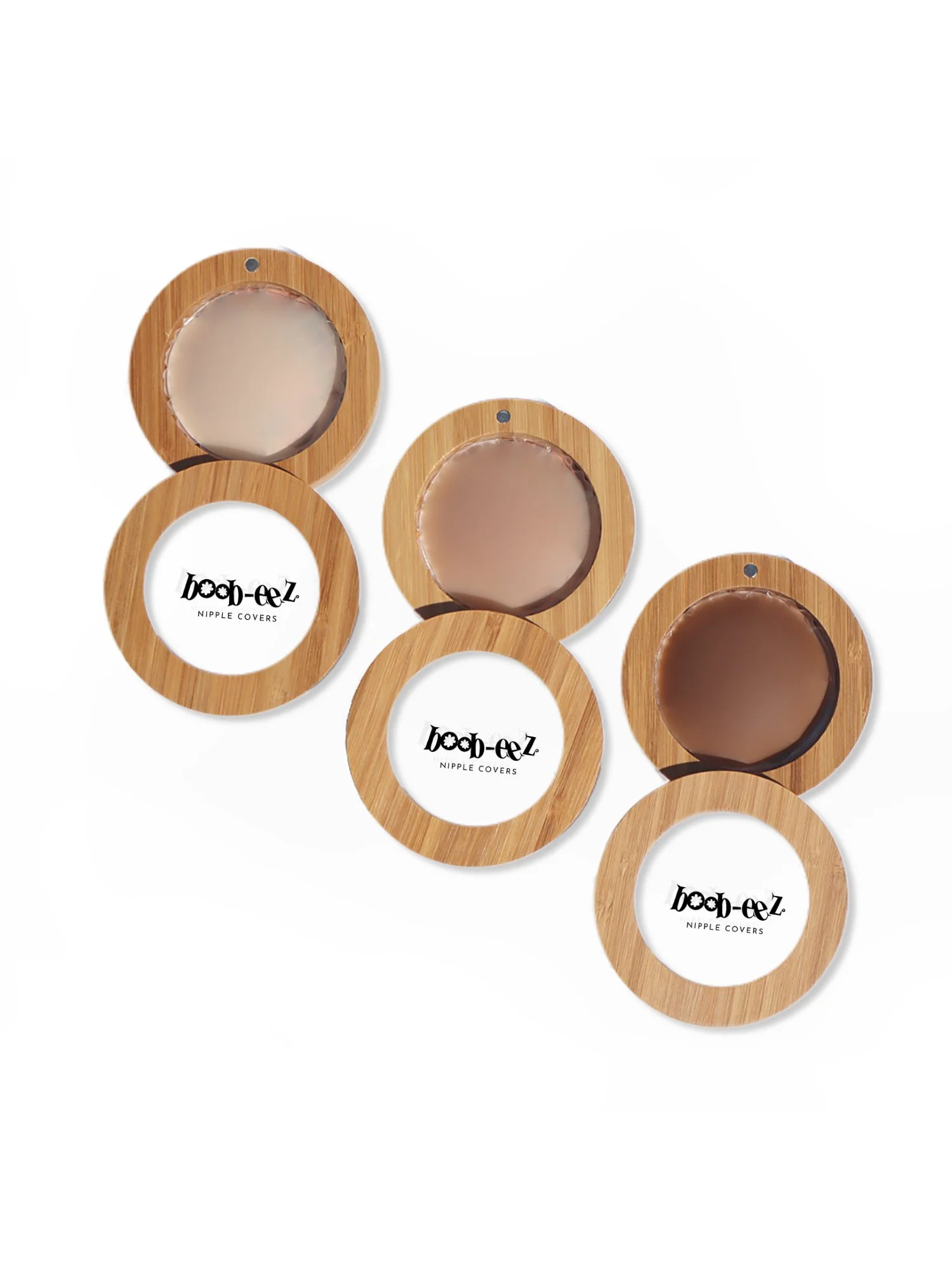 Boob-Eez Dark Tint 6 cm Headlight Covers & Bamboo Compact - Brands We Love - Image 3