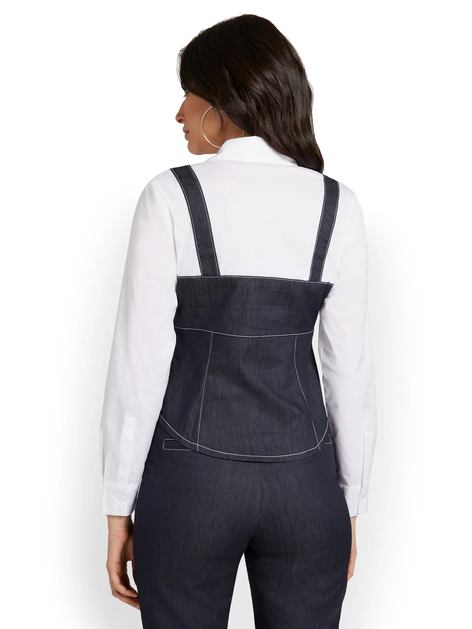 Denim Twofer Top - Image 3