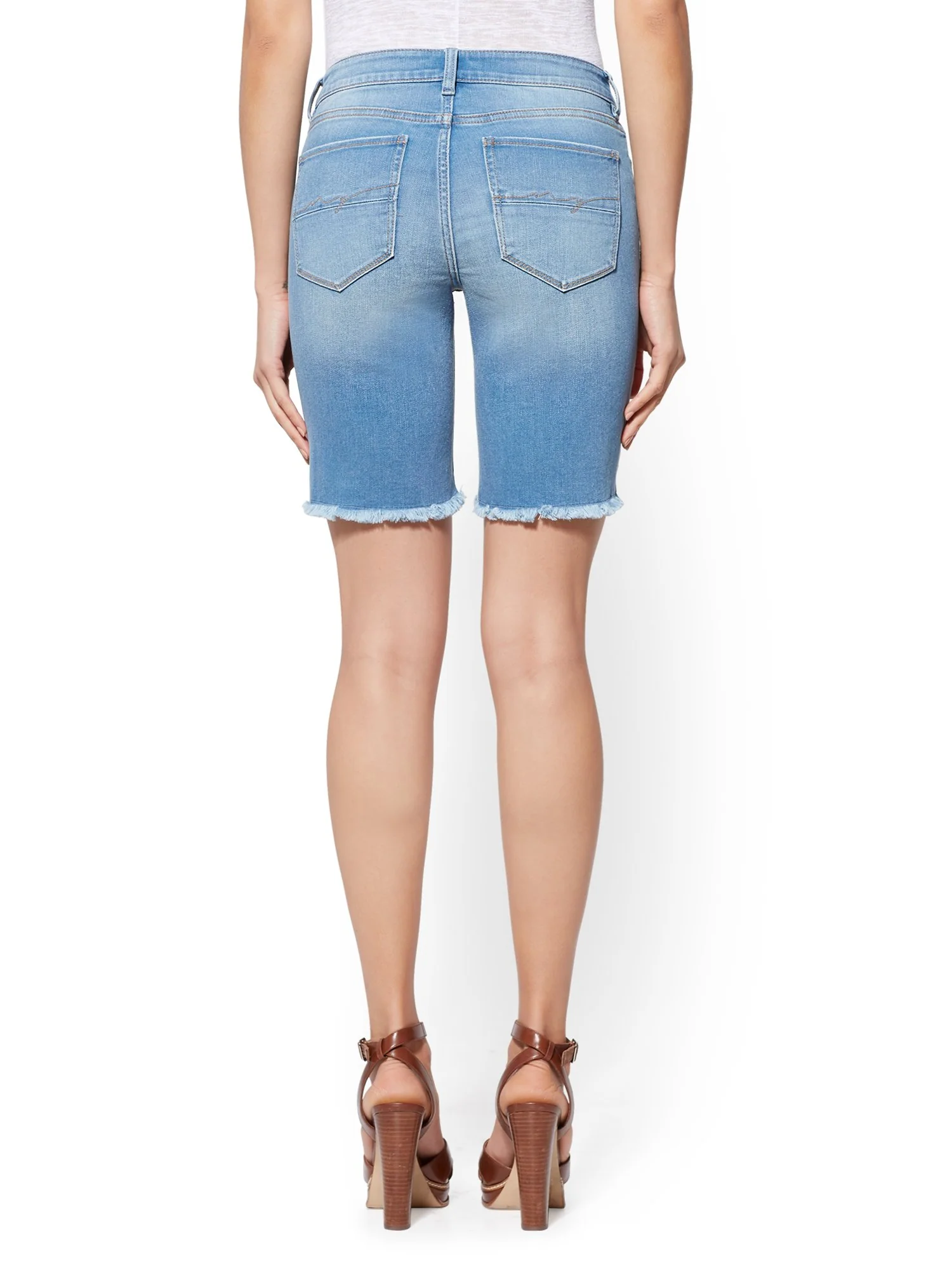 Destroyed Bowery 9 Inch Short - Blue - Image 3