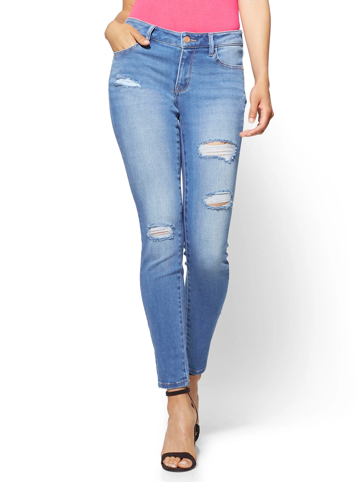 Destroyed Curvy Legging