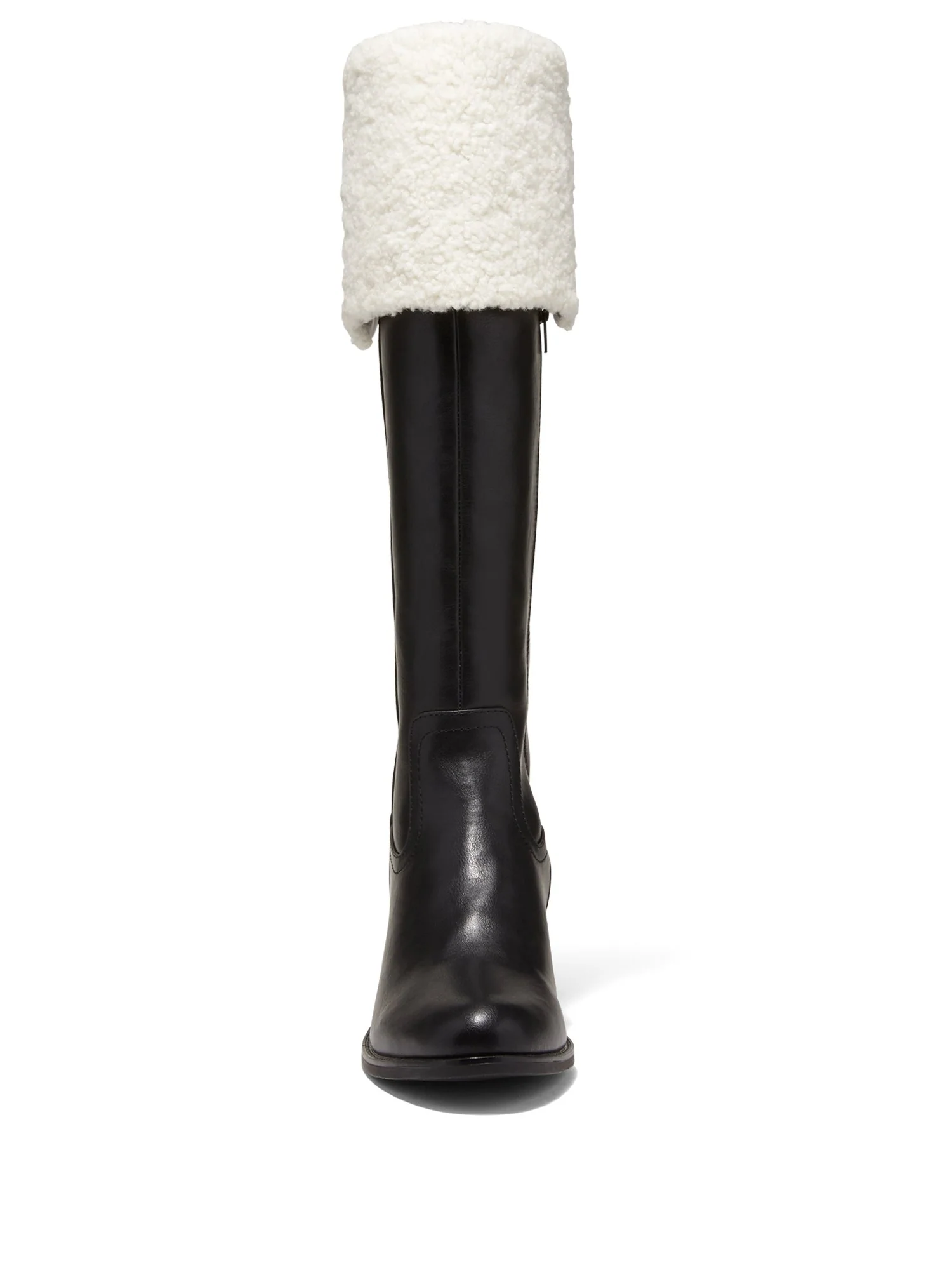 Devi Tall Faux-Sherpa Riding Boot - Image 4