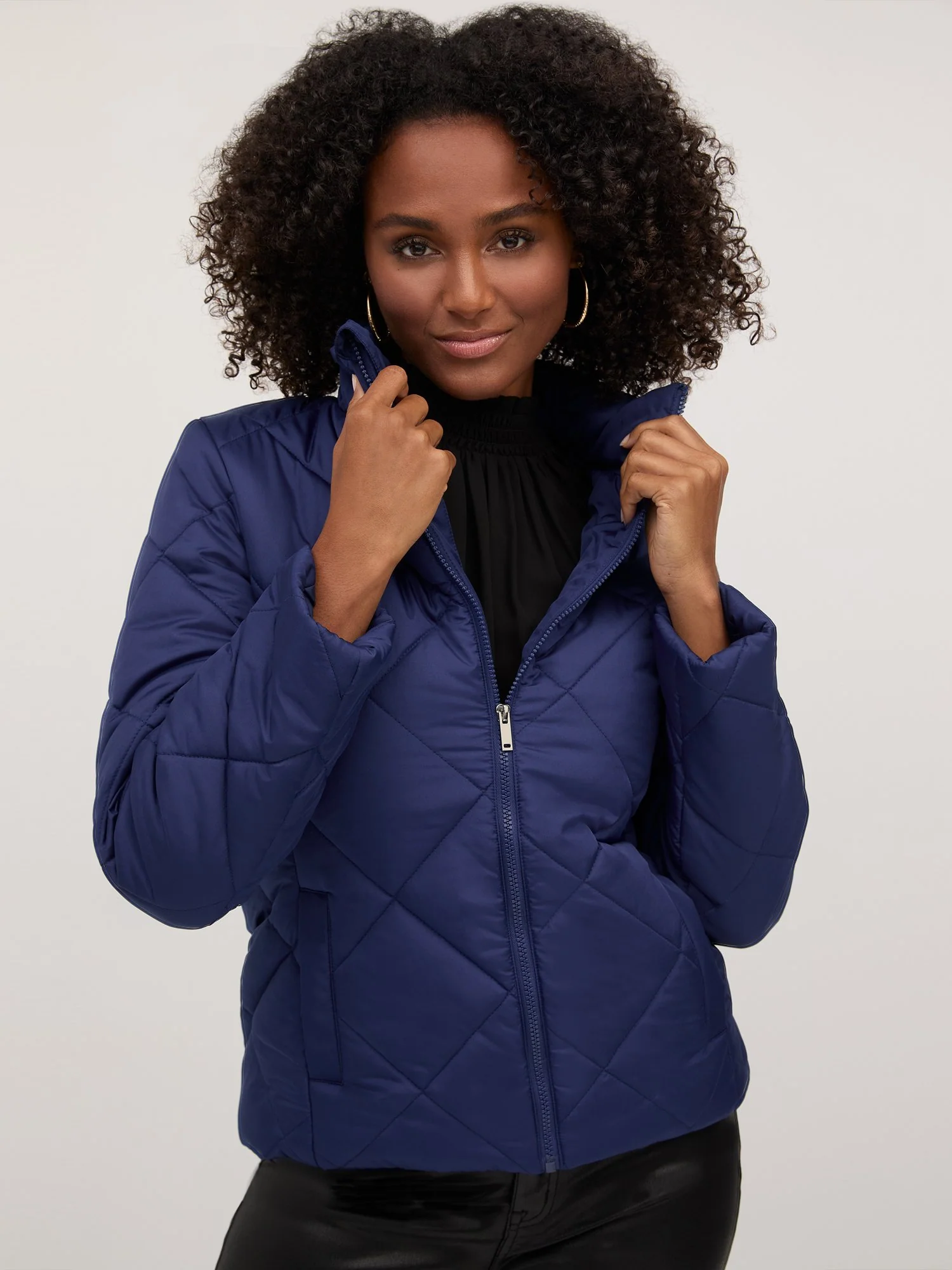Diamond-Quilted Puffer Jacket - Image 21