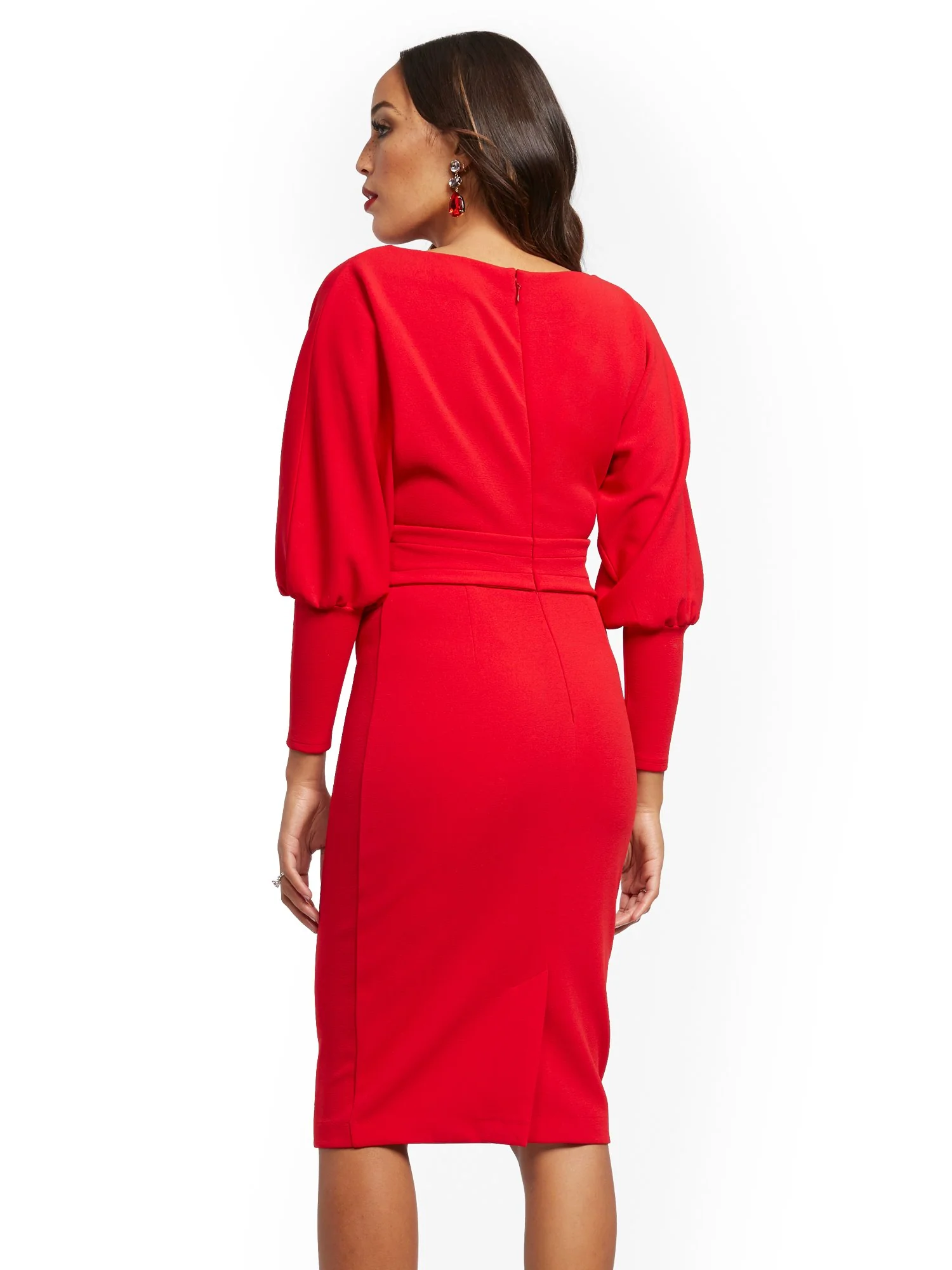 Dolman-Sleeve Dress - Image 3