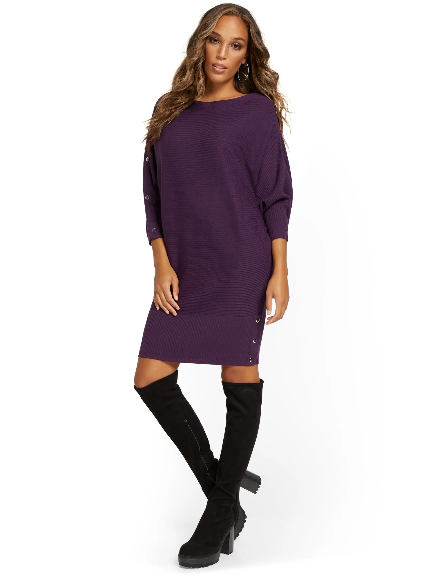 Dolman Sweater Dress - Image 12