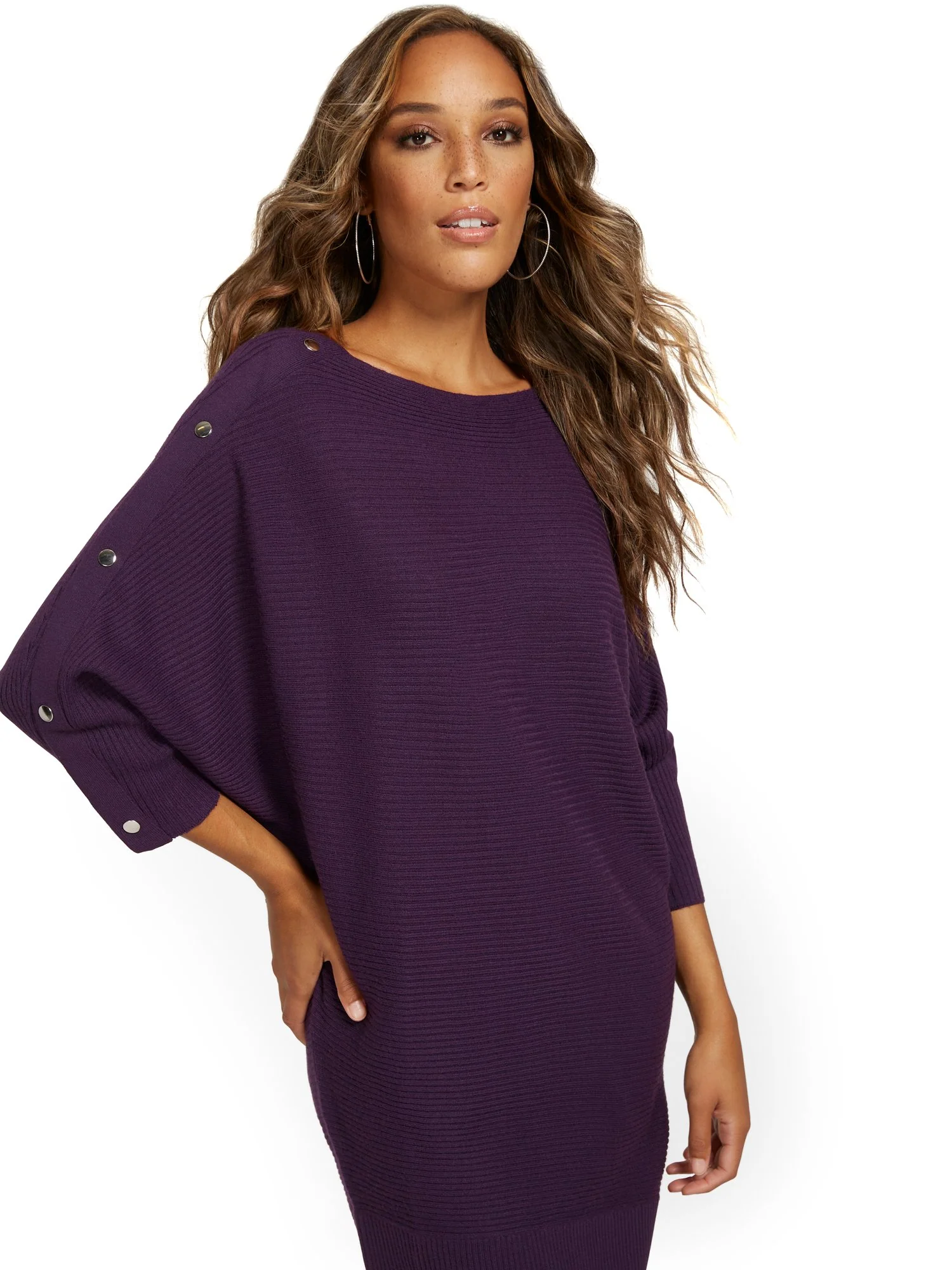 Dolman Sweater Dress - Image 15