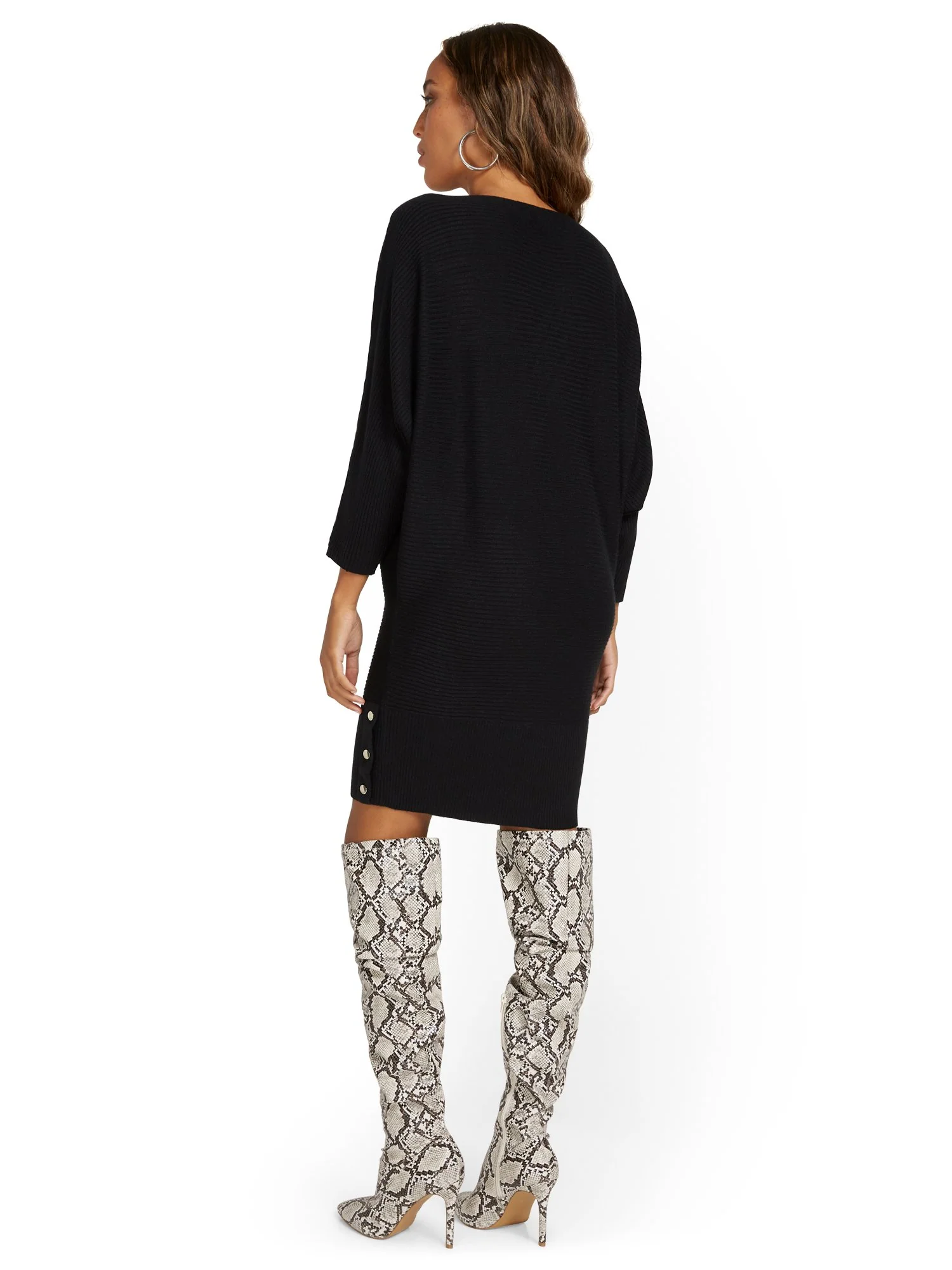 Dolman Sweater Dress - Image 3