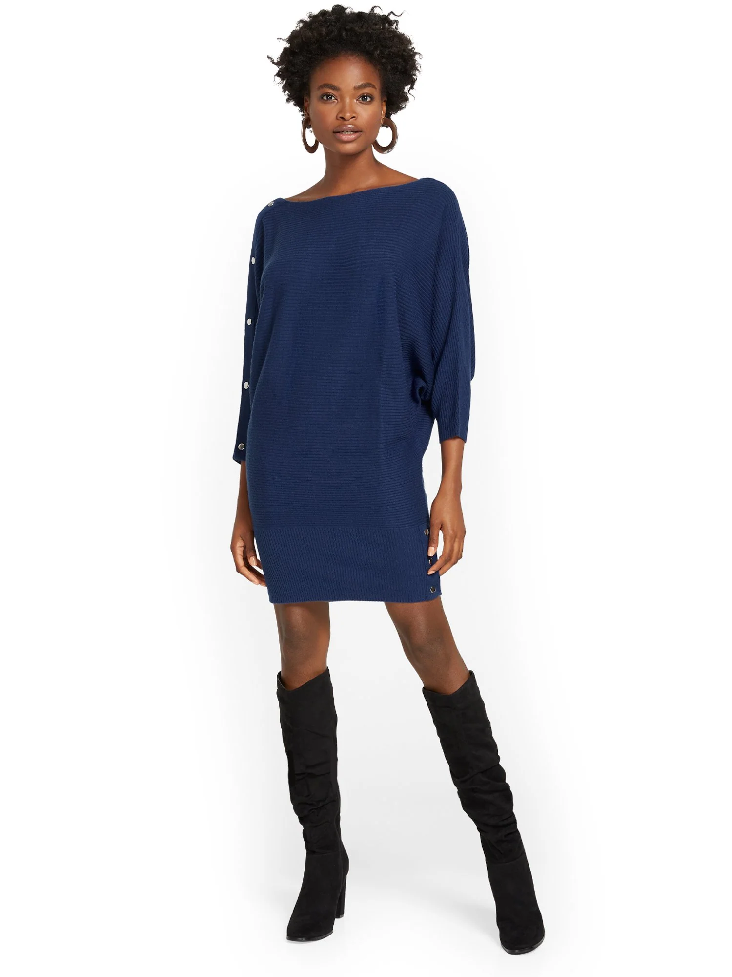 Dolman Sweater Dress - Image 6
