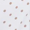 Dot-Print Tie-Front Short-Sleeve Blouse - Image 7