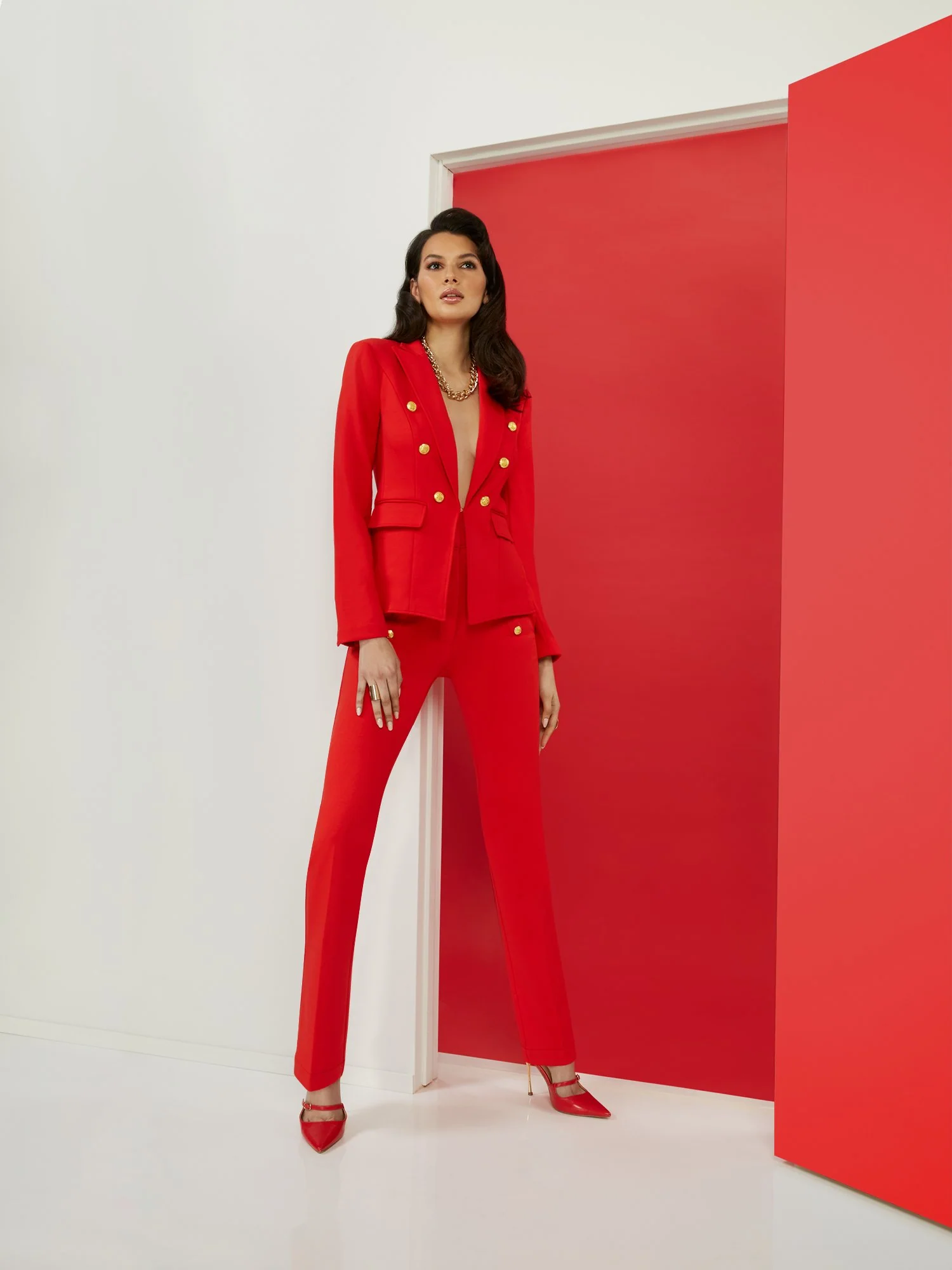 Double-Breasted Button Jacket - Superflex - Image 10