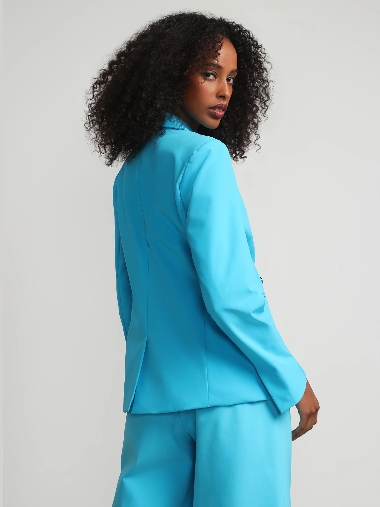 Double-Breasted Cutaway Blazer - Fit To Flatter - Image 3