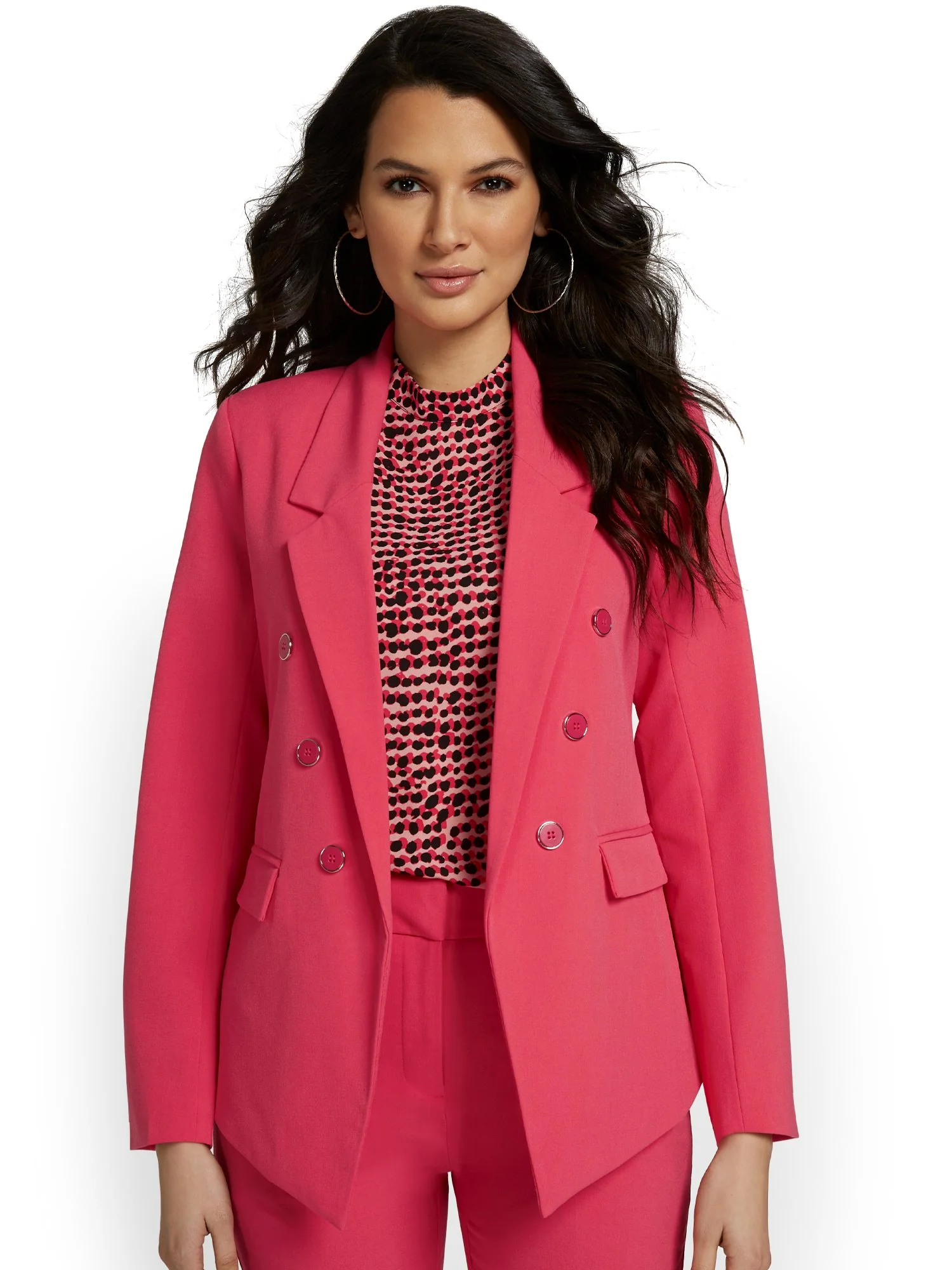 Double-Breasted Jacket - Essential Stretch - Image 11