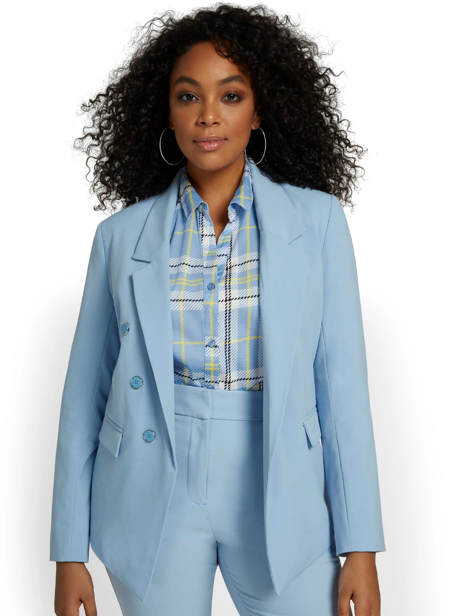 Double-Breasted Jacket - Essential Stretch - Image 8