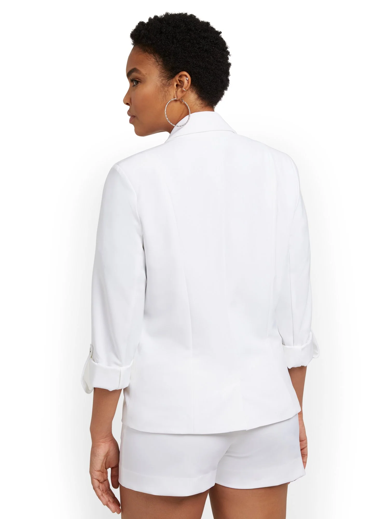 Double-Breasted Metal-Button Jacket - Image 3