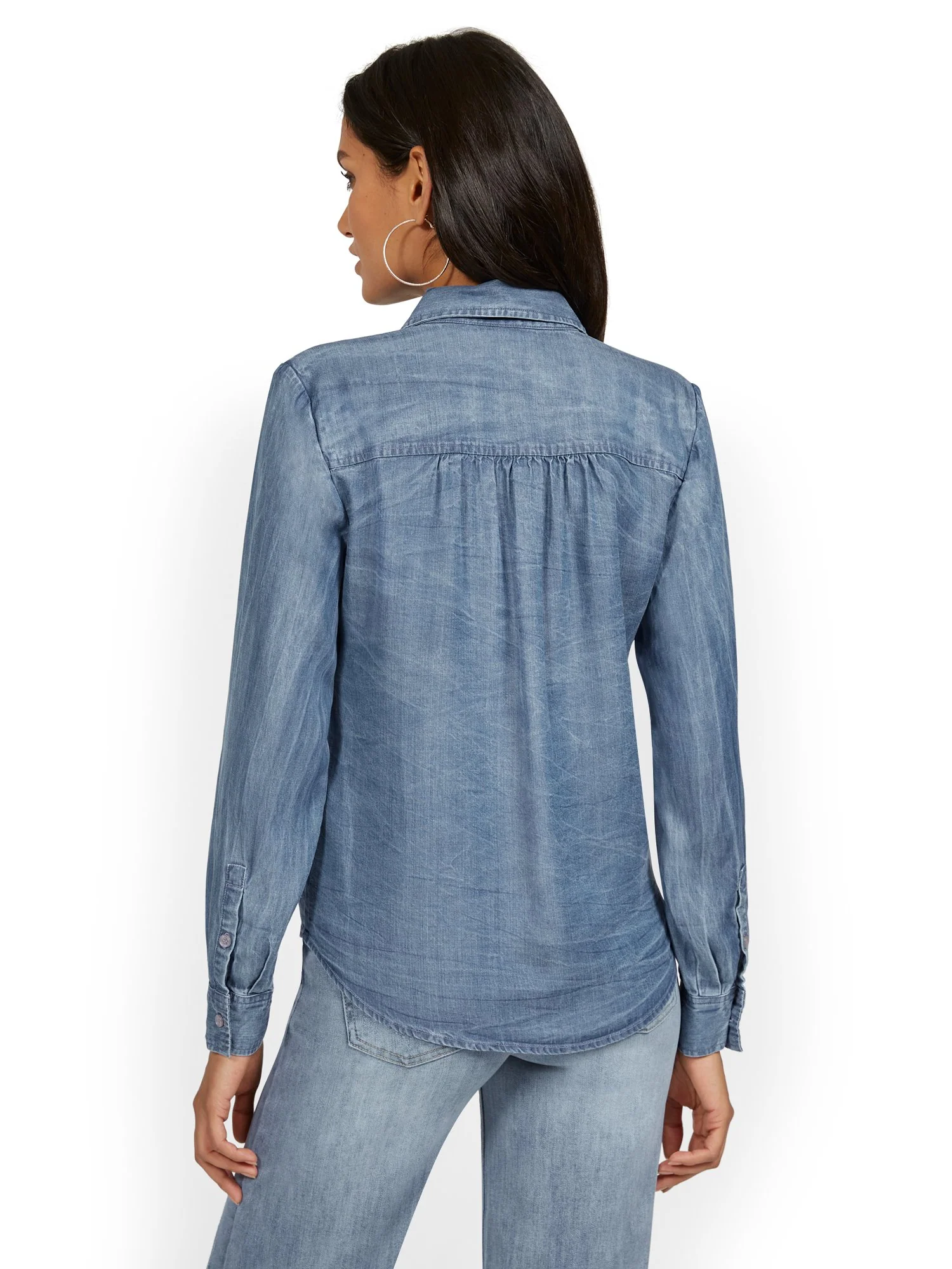 Double-Pocket Tencel Top - Image 3